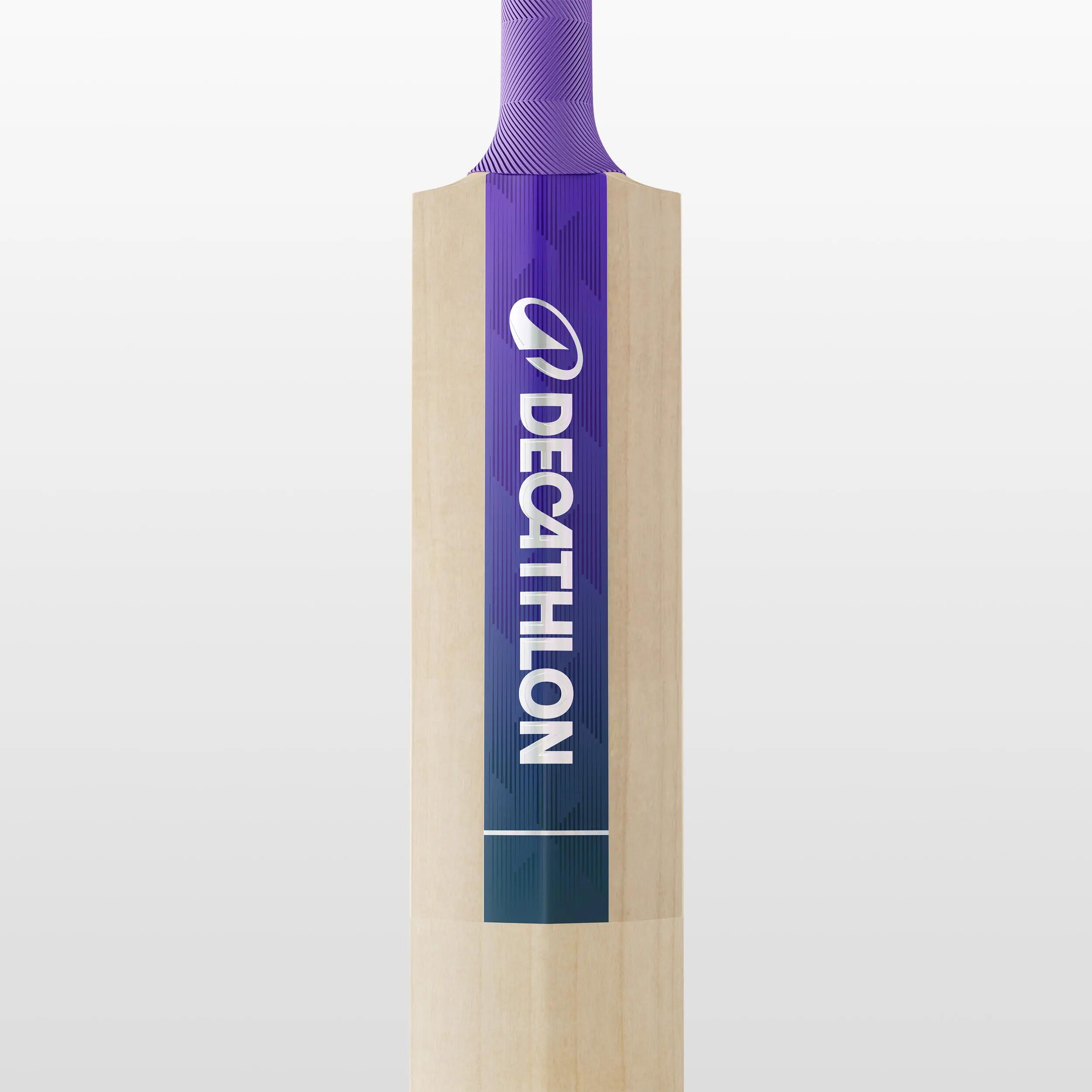 Adult English Willow Cricket Bat G4 Size SH Lightweight Duckbill Profile Leather Ball Bat with Cover EW590 -  3
