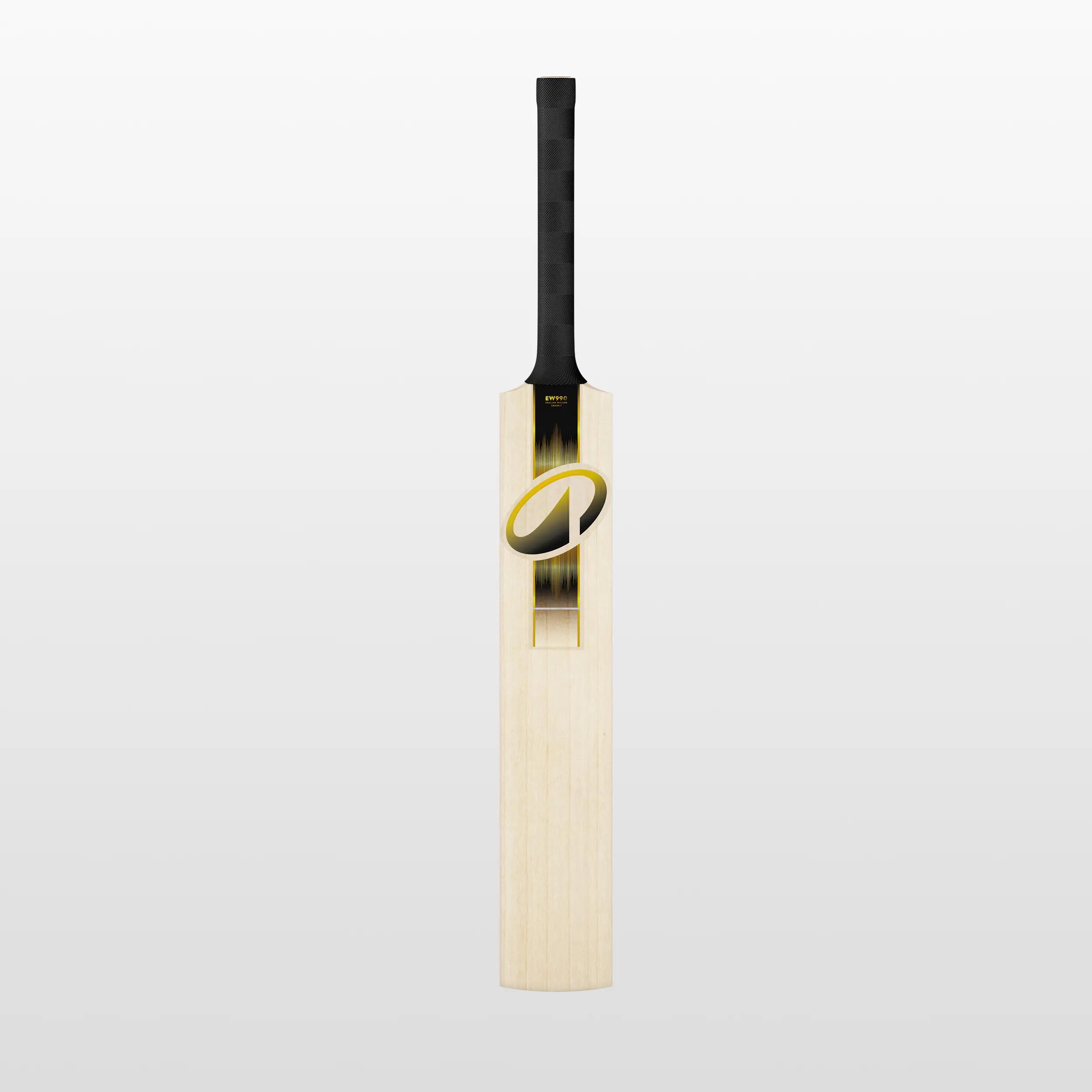 Adult English Willow Cricket Bat G1 Size SH Lightweight Leather Ball Bat with Padded Cover EW990 -  3