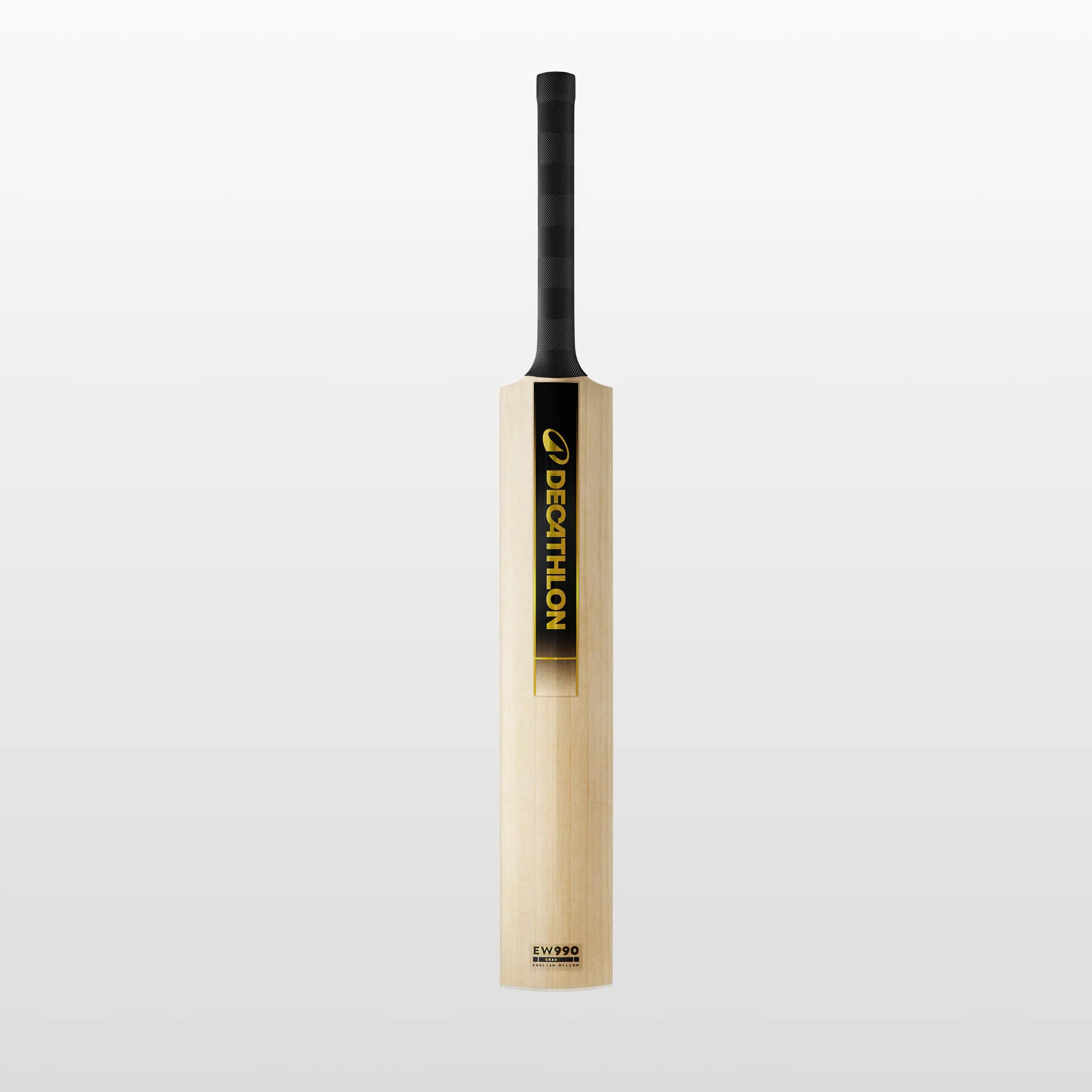 Adult English Willow Cricket Bat G1 Size SH Lightweight Leather Ball Bat with Padded Cover EW990 -  1
