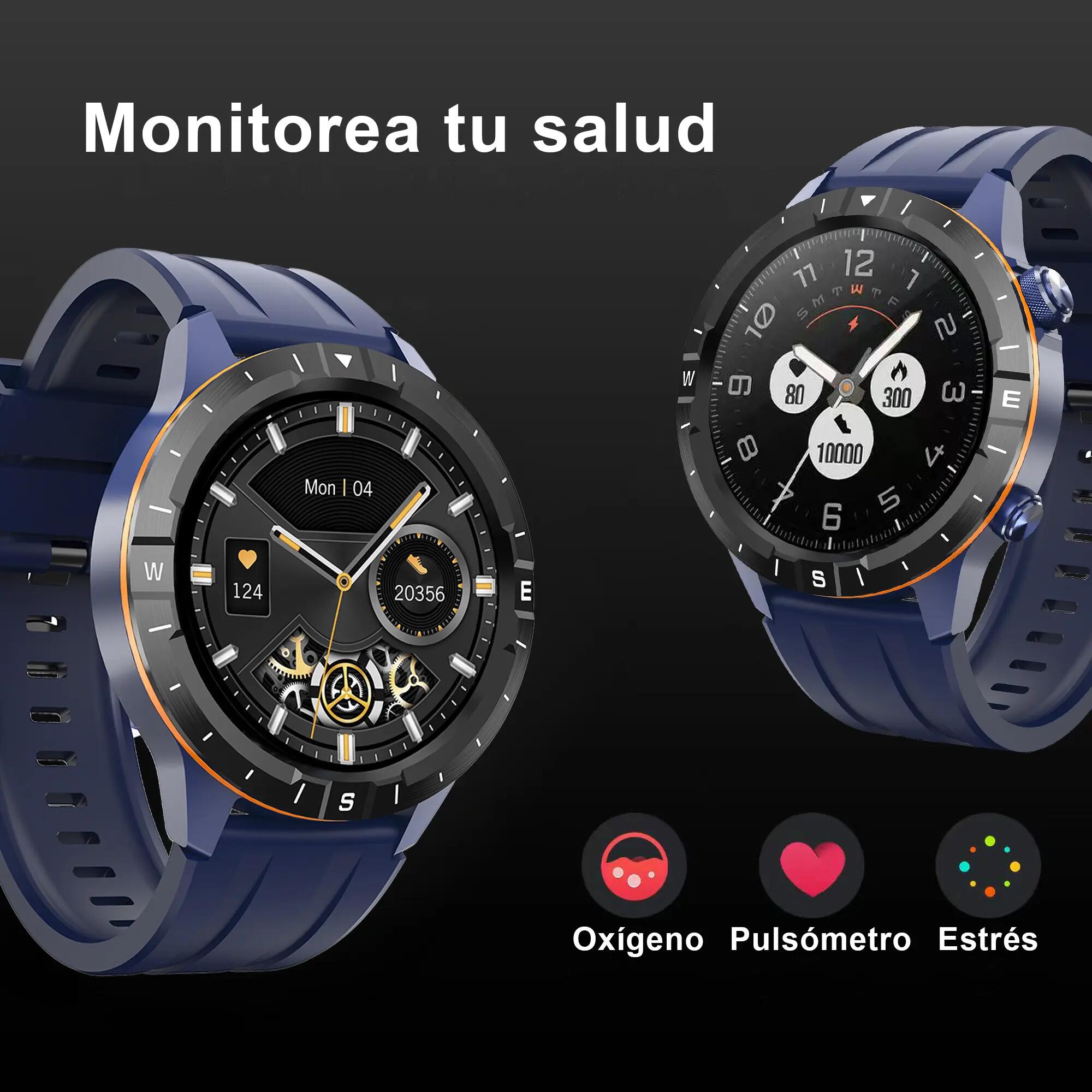 Reloj inteligente con GPS y llamadas Leotec Polster azul 2/5