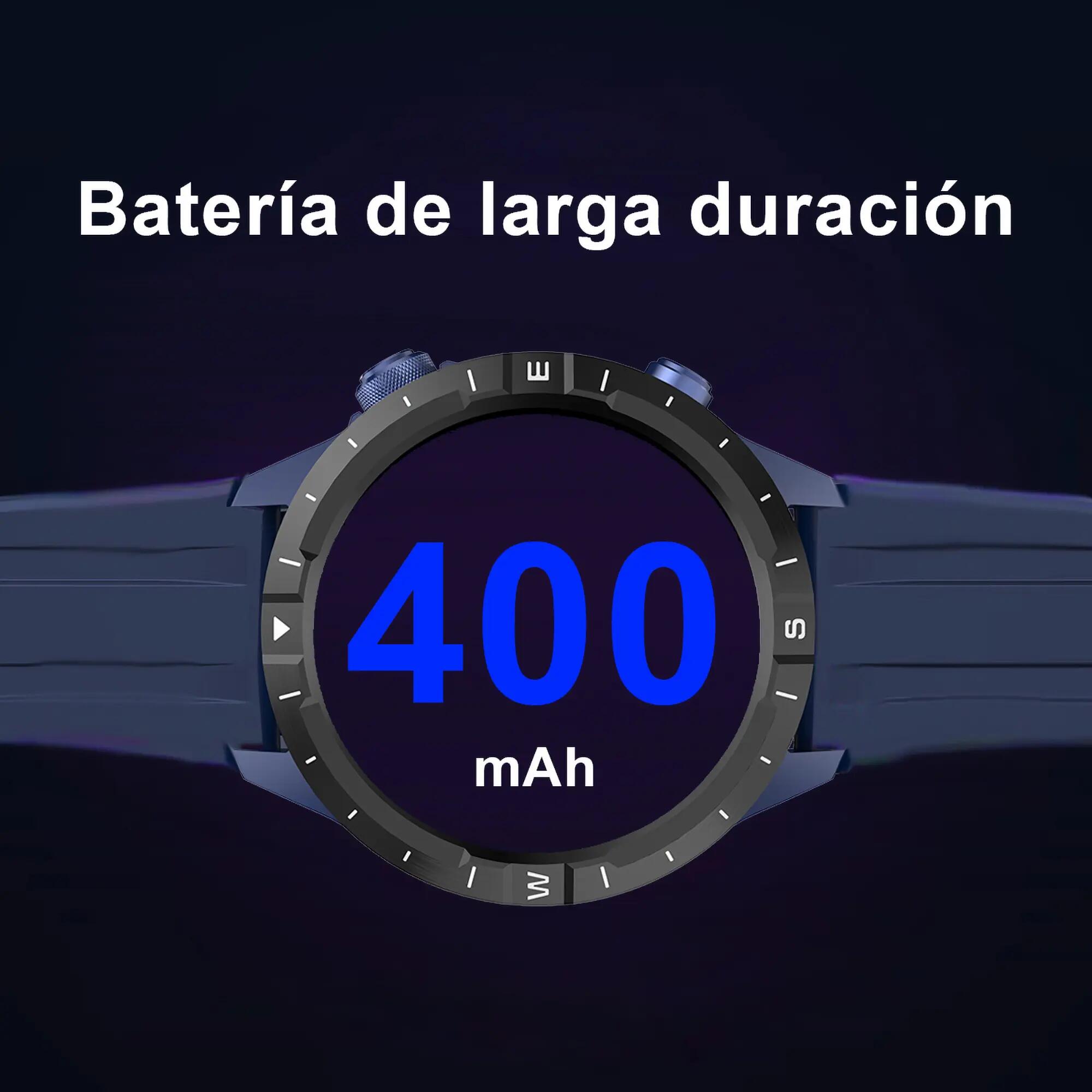 Reloj inteligente con GPS y llamadas Leotec Polster azul 5/5