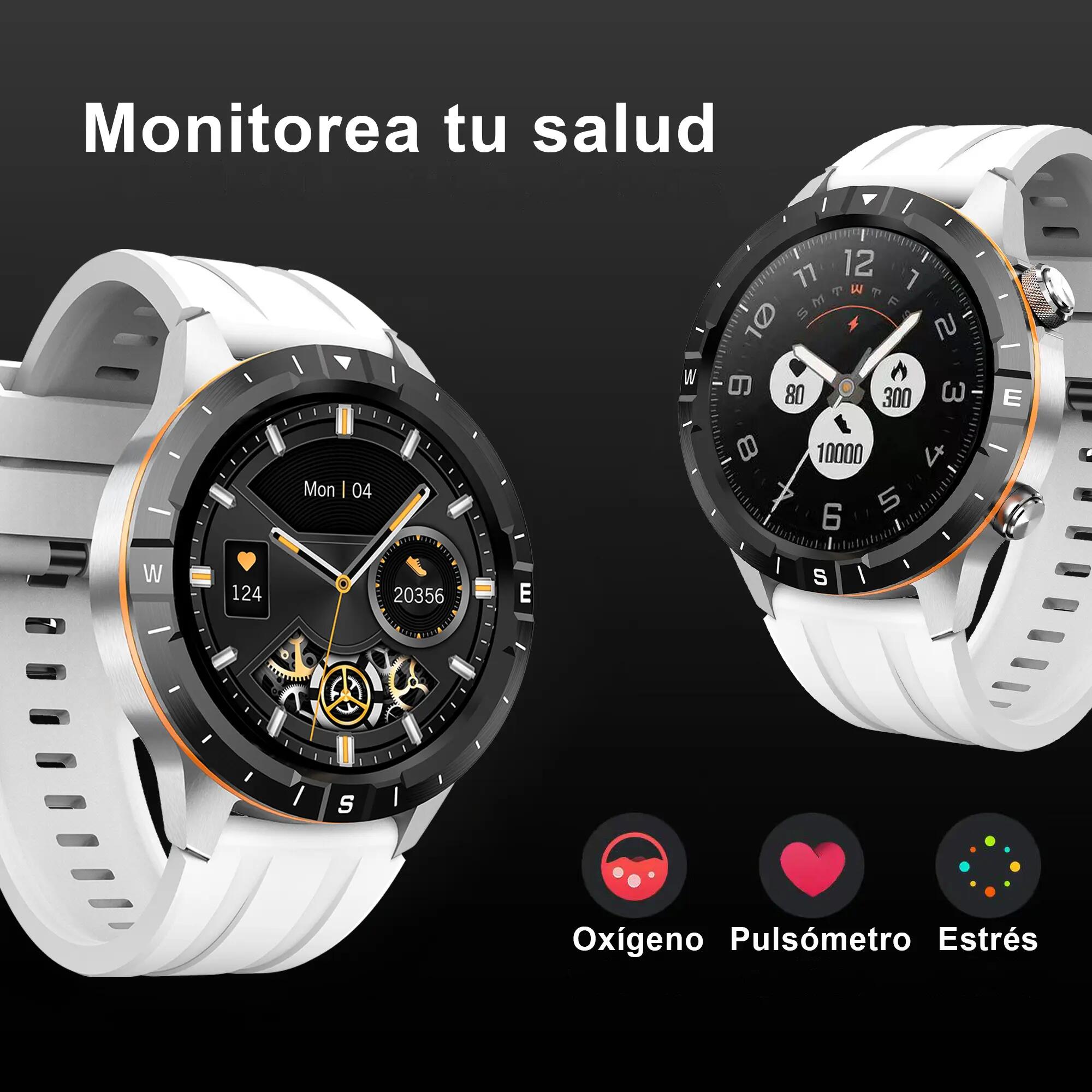 Reloj inteligente con GPS y llamadas Leotec Polster blanco 2/5