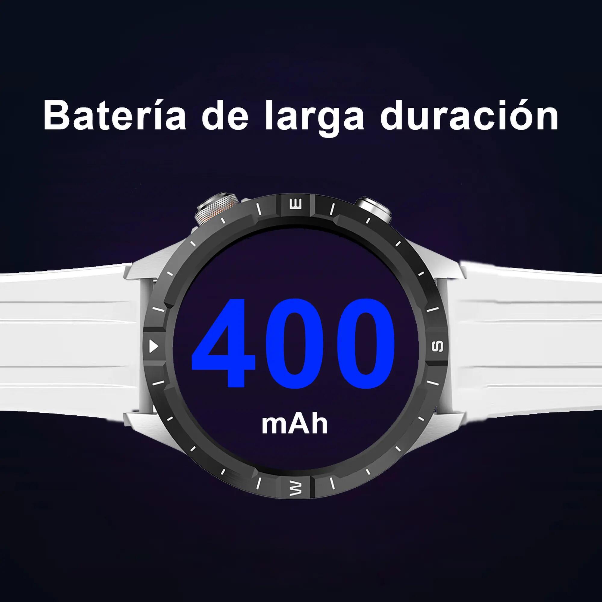 Reloj inteligente con GPS y llamadas Leotec Polster blanco 5/5