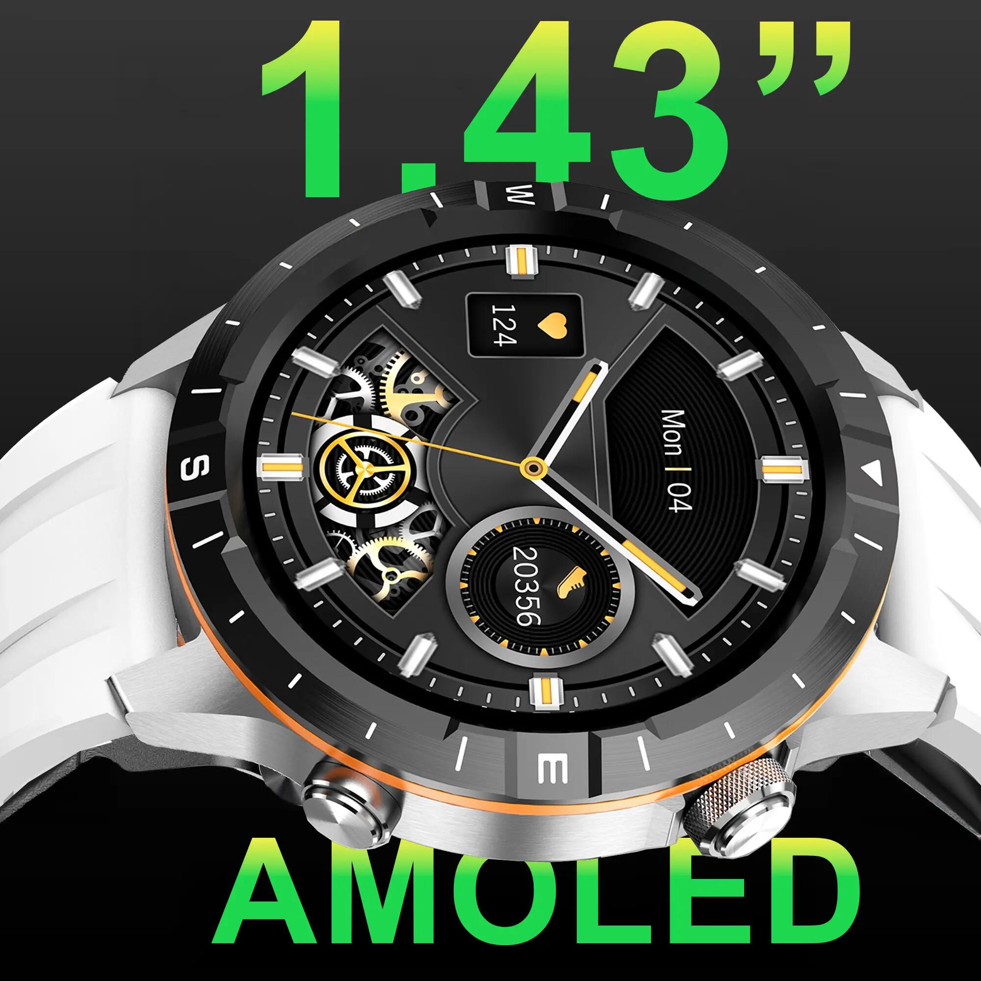Reloj inteligente con GPS y llamadas Leotec Polster blanco 4/5
