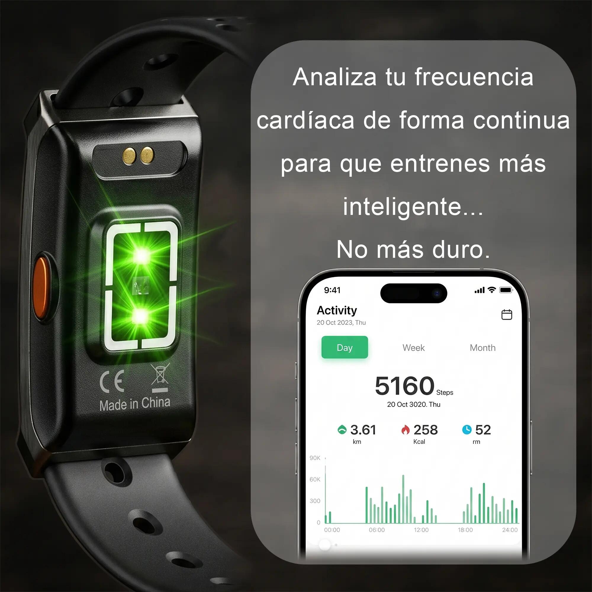 Pulsera de actividad Leotec HR Plus 2/2
