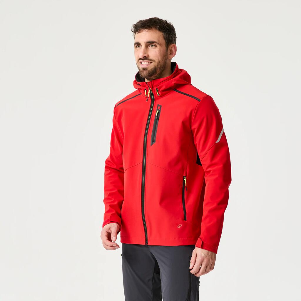 Jakna za jedrenje Softshell 500 muška crvena
