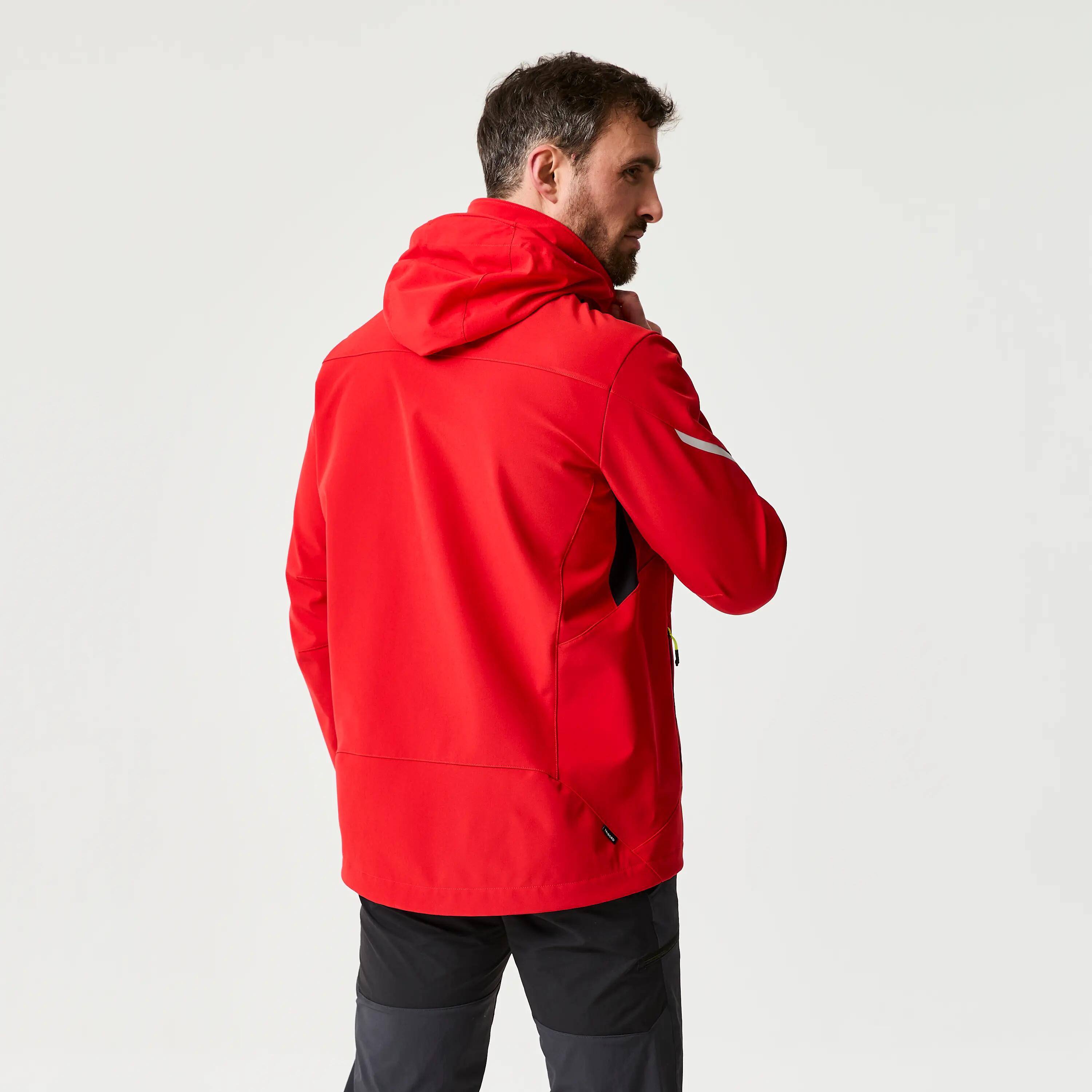 Softshell-jas Sailing 500 voor heren rood 2/9