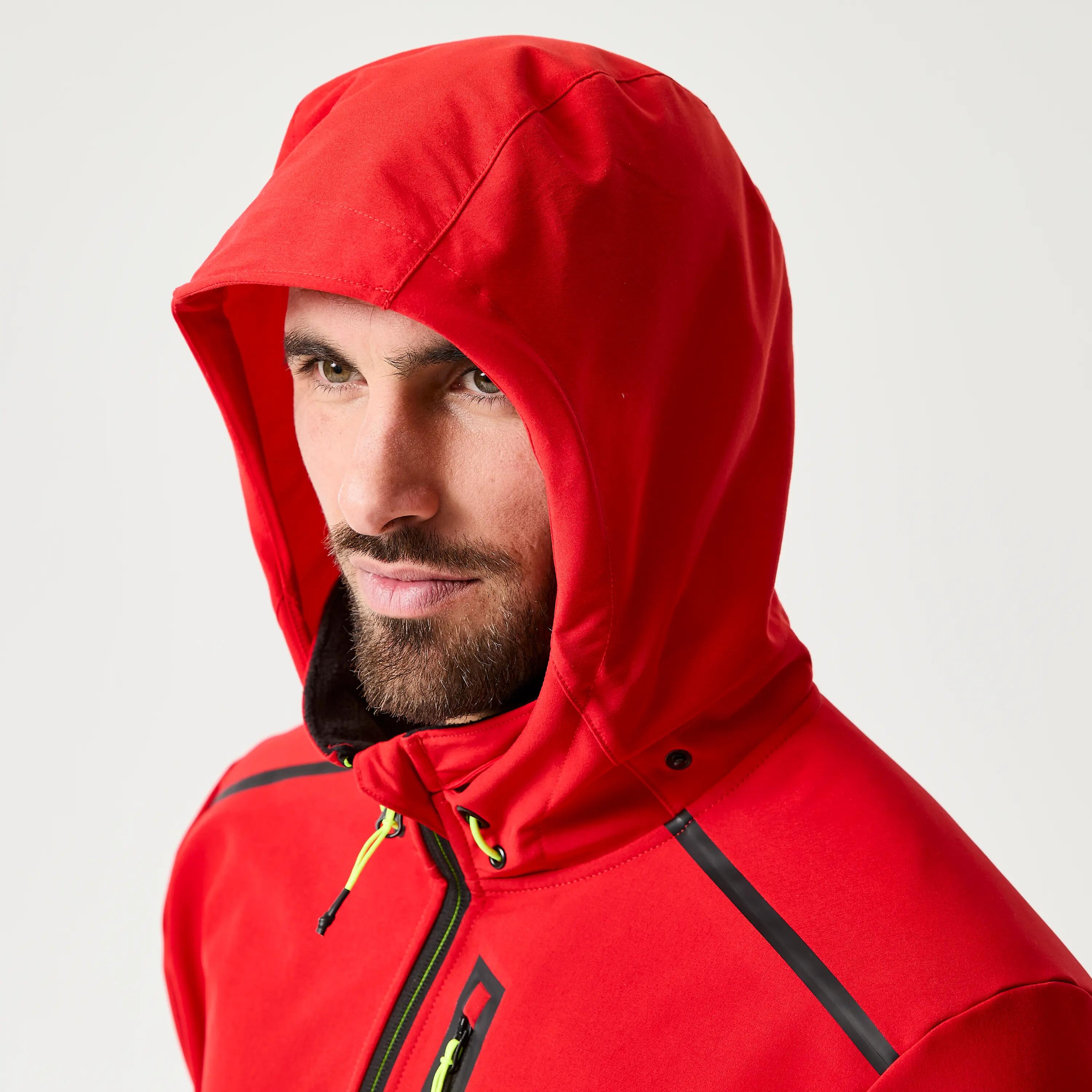 Softshell-jas Sailing 500 voor heren rood 4/9