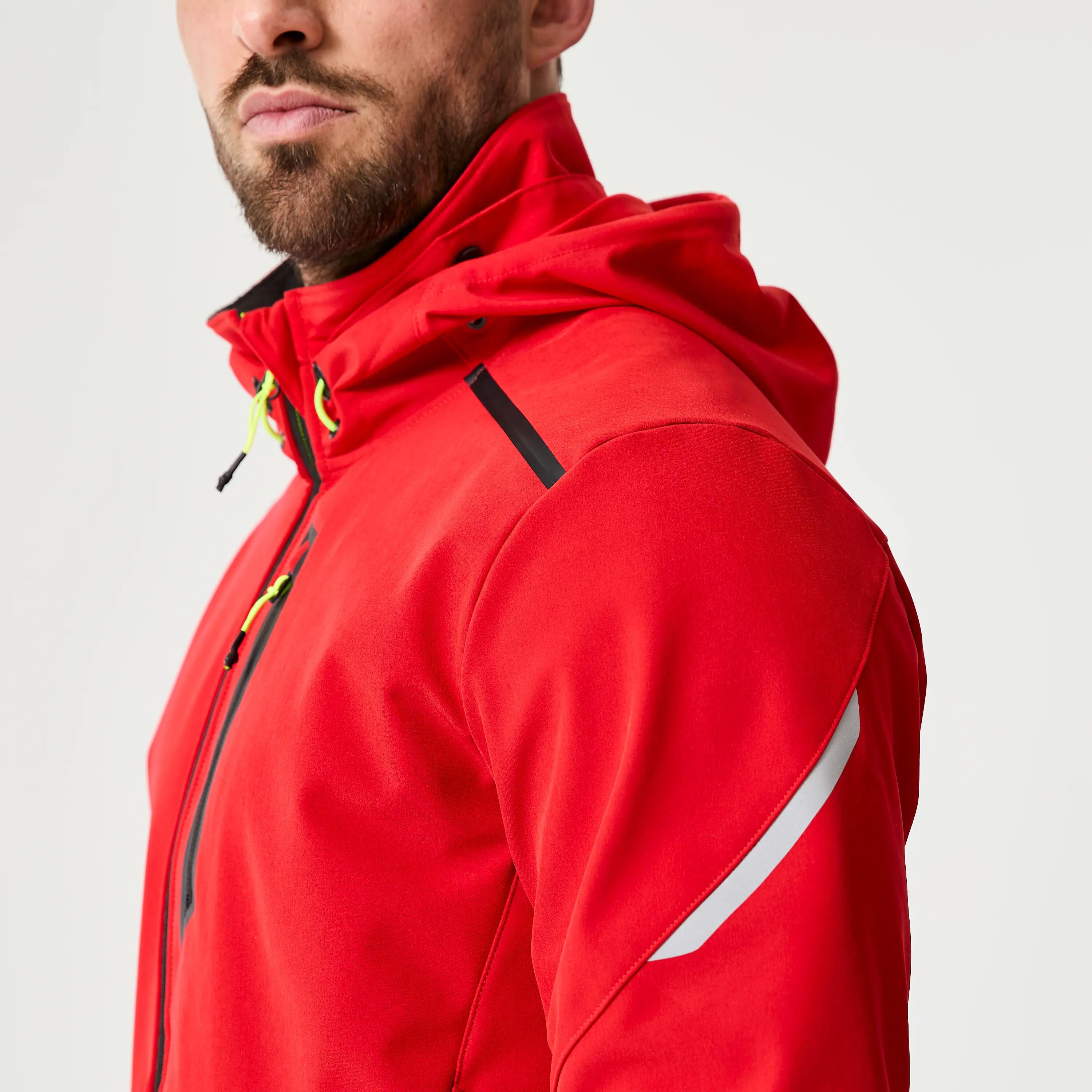 Softshell-jas Sailing 500 voor heren rood 3/9