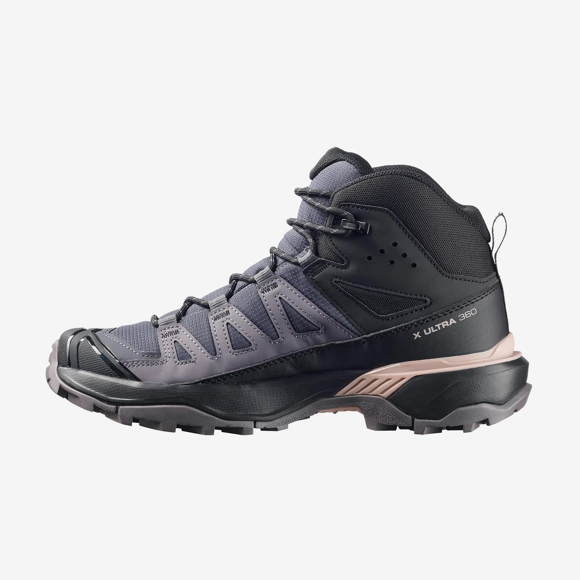 ZAPATOS SENDERISMO MUJER SALOMON X-ULTRA 360 MID GORE-TEX 3/6