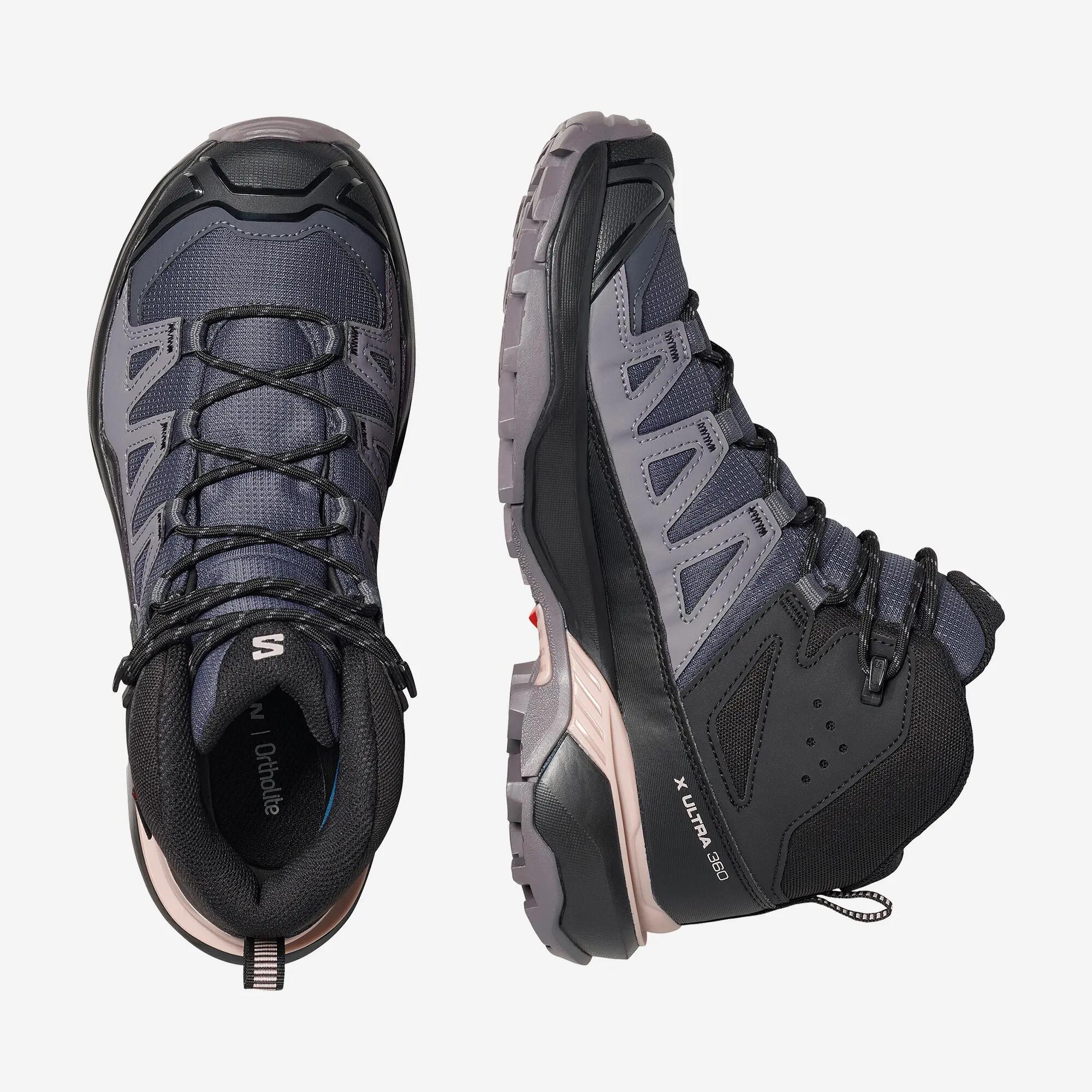 ZAPATOS SENDERISMO MUJER SALOMON X-ULTRA 360 MID GORE-TEX 5/6