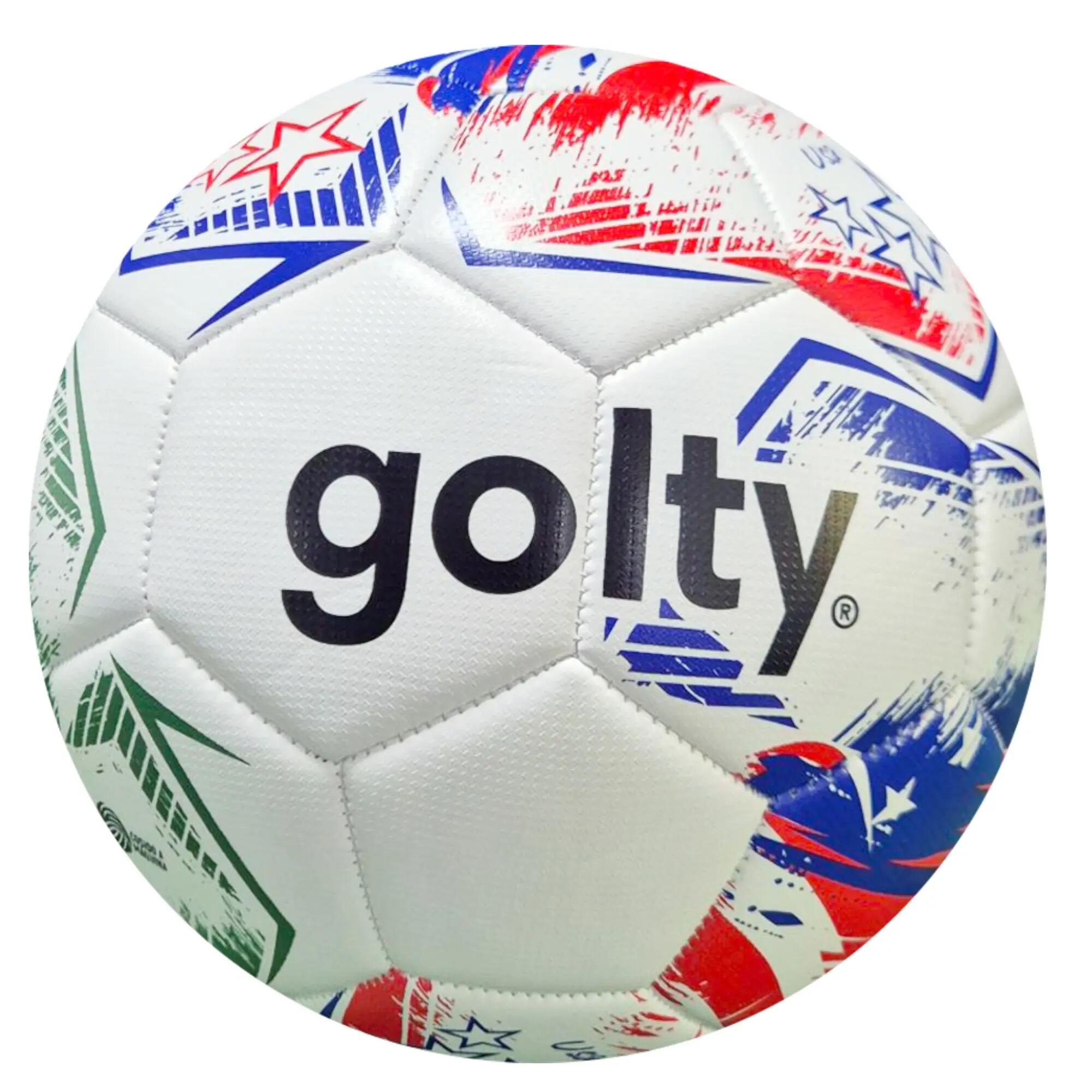 Balón de fútbol recreativo cosido a máquina talla 5, Golty Conmemorativo 2026 1/3