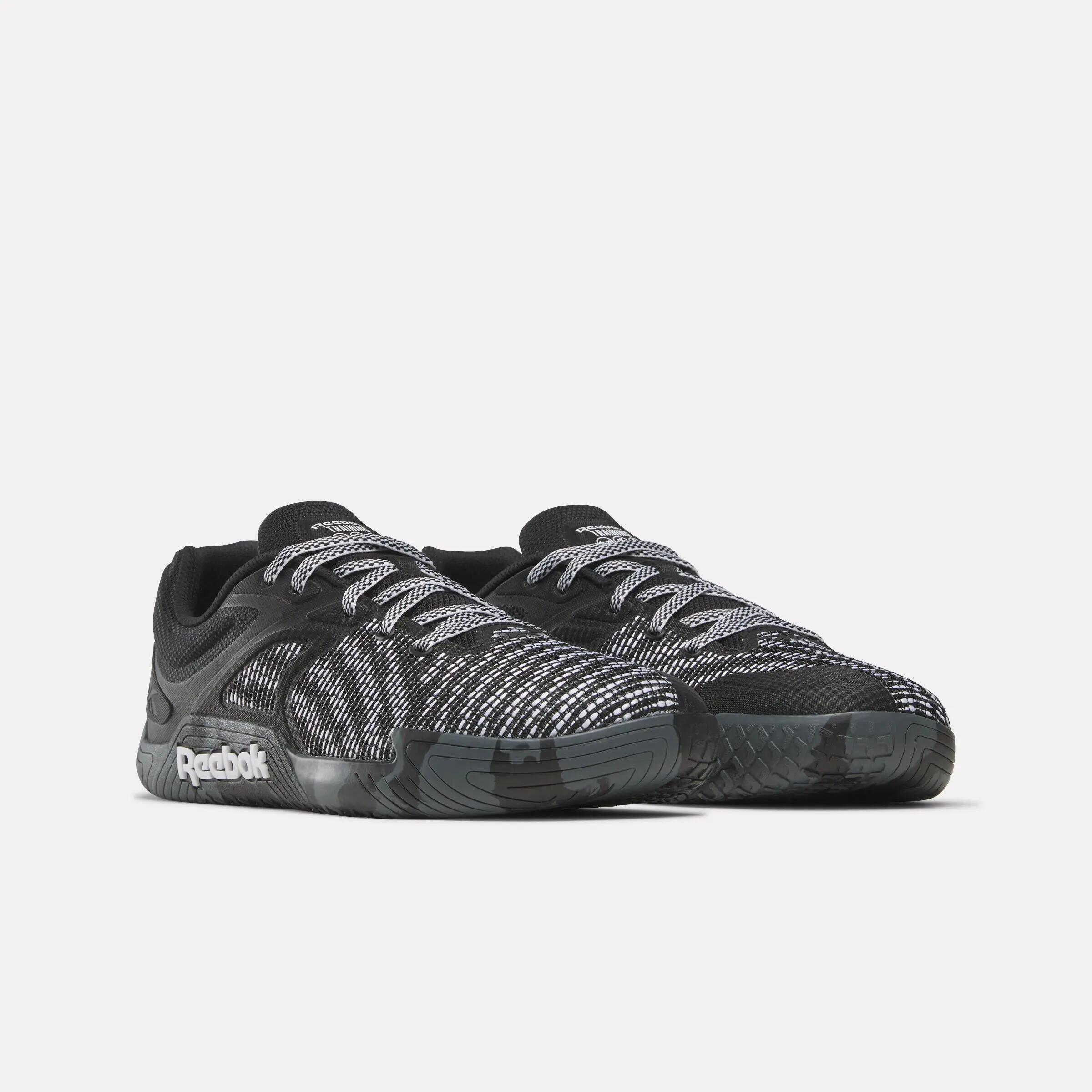 Zapatillas barefoot gimnasio Reebok Nano Zero negro gris 1/5