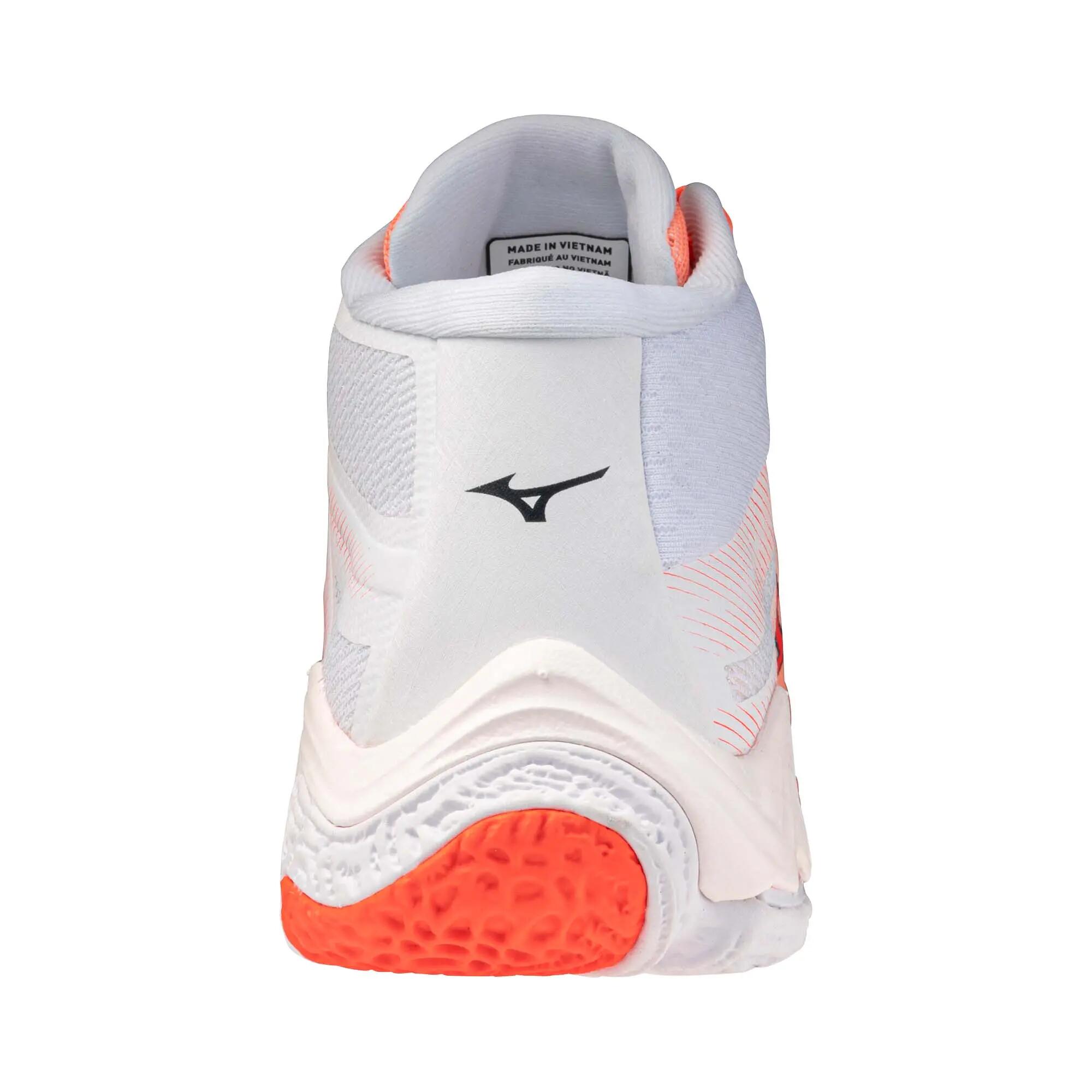 Scarpe pallavolo adulto MIZUNO WAVE LIGHTNING ELITE MID corallo 3/5
