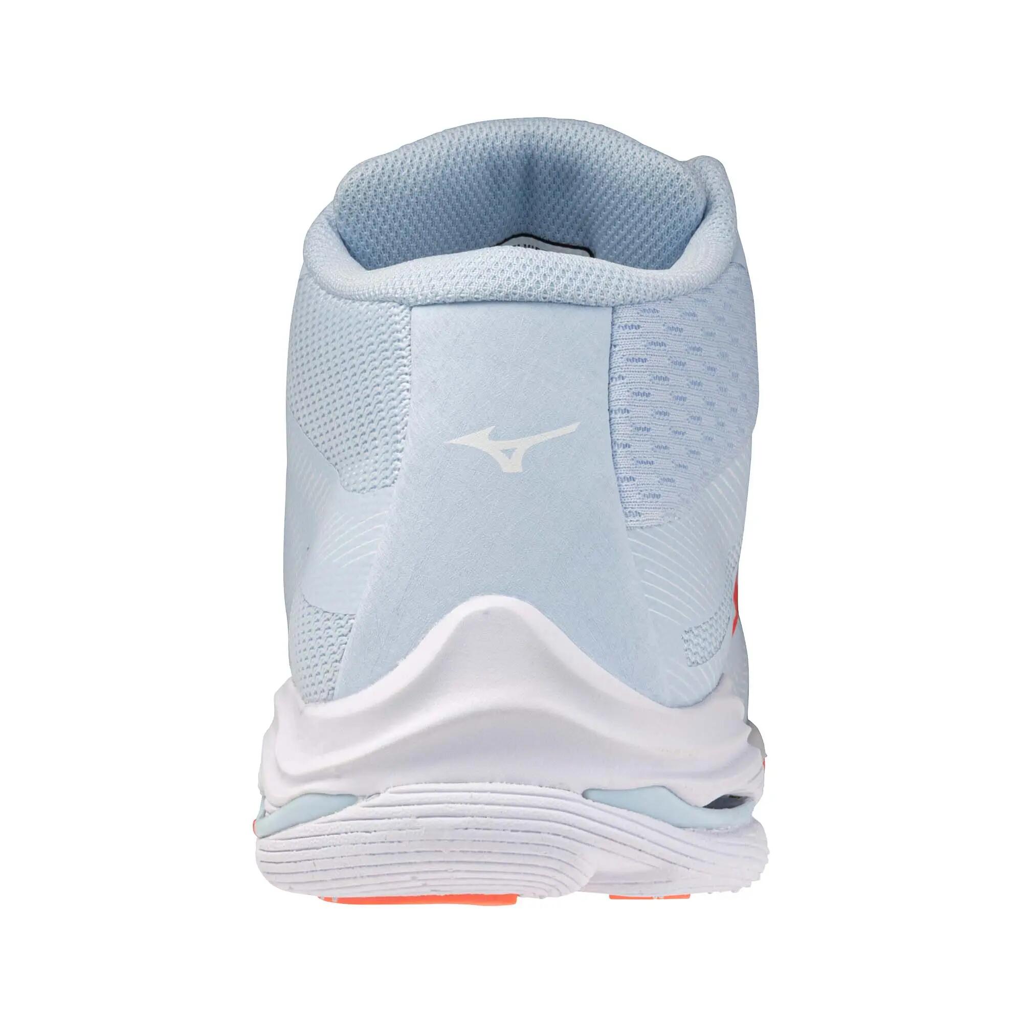 Scarpe pallavolo adulto MIZUNO LIGHTING PRO MID  blu arancioni 4/5