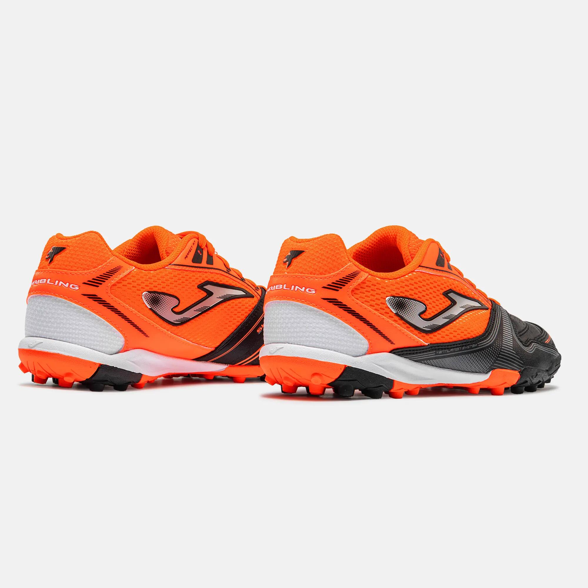 Scarpe calcetto adulto JOMA DRIBBLING arancioni nere 2/4