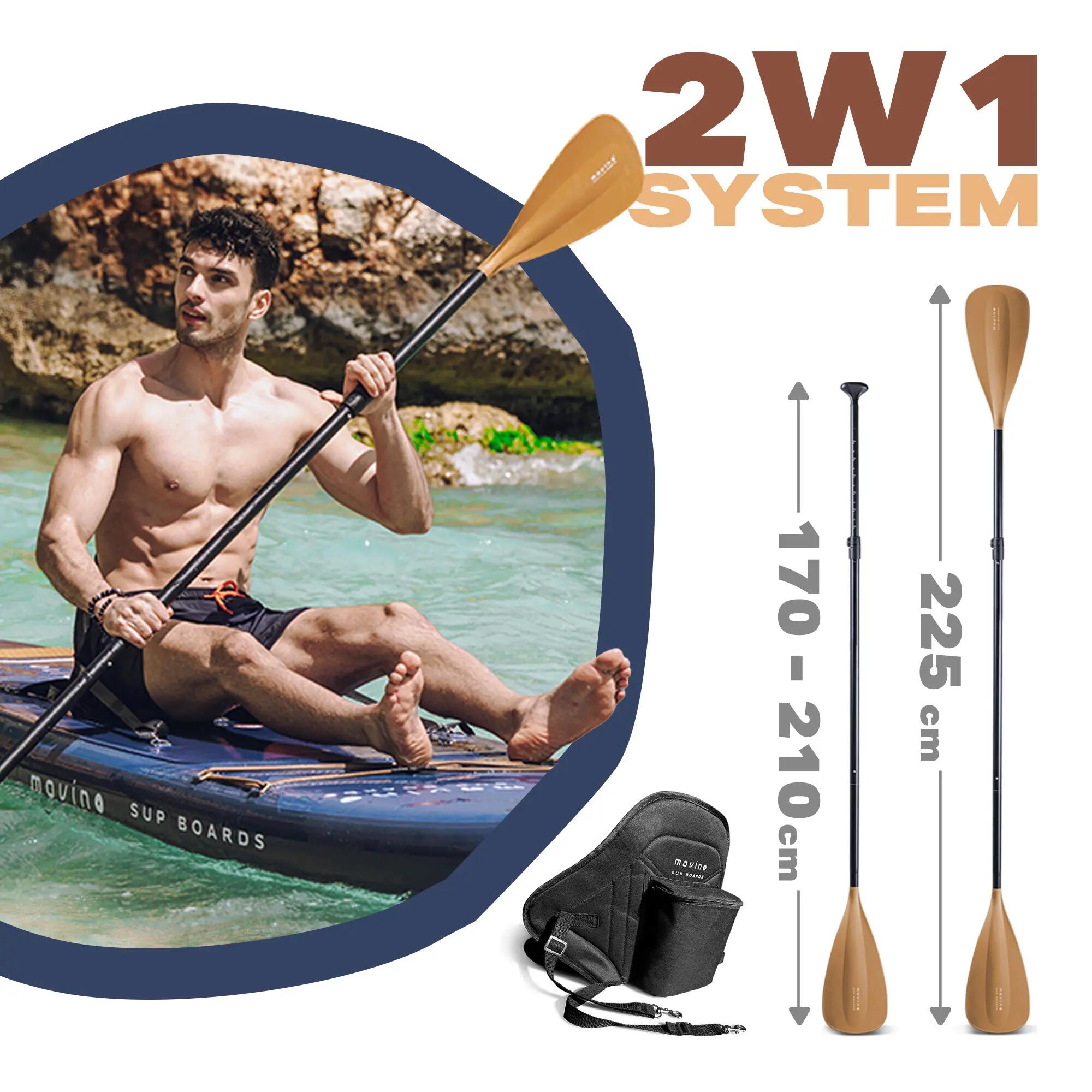 Zestaw deska SUP Movino Garda 330 cm z siedzeniem 8/9