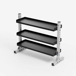 Rack de rangement pro pour Hex Dumbbells et Kettlebells, Elite Weight Rack
