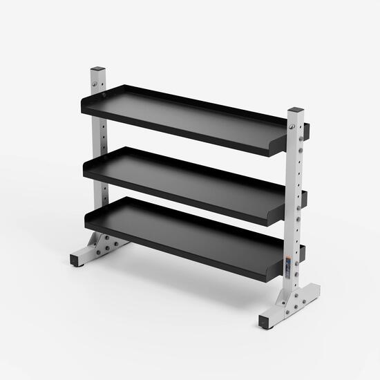 Rack de rangement pro pour Hex Dumbbells et Kettlebells, Elite Weight Rack