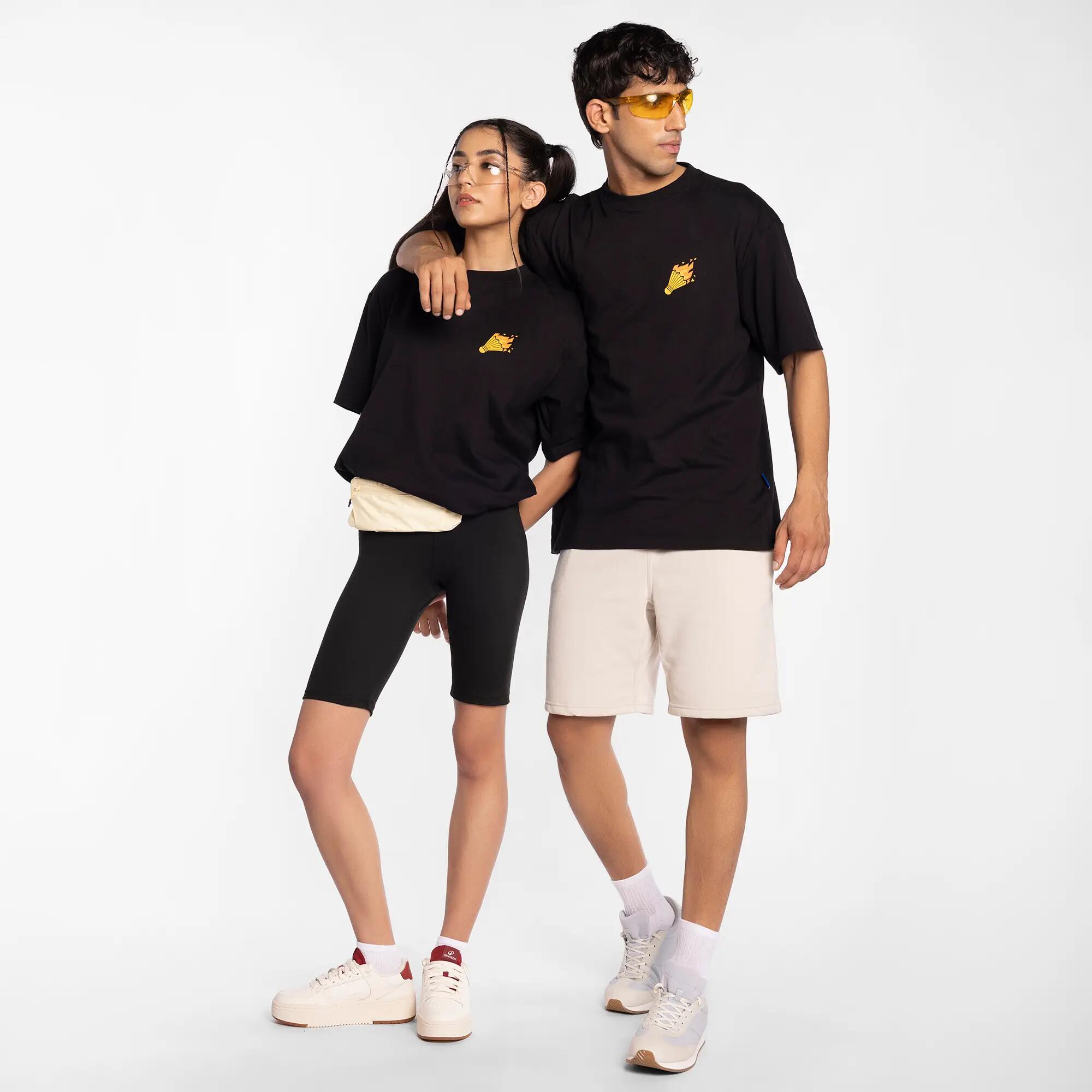 Anime Edition Sky-Smash Oversized Black T-Shirt X Jolly Yun Shann -  1