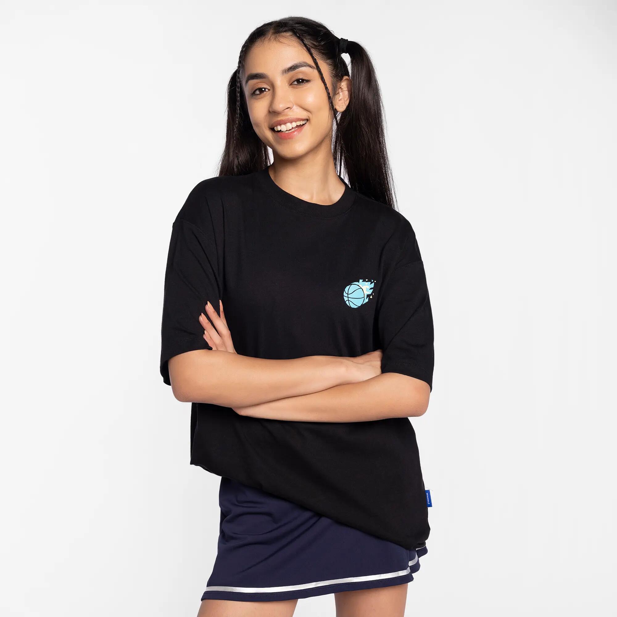 Anime Edition Rim-Crush Oversized Black T-Shirt X Jolly Yun Shann -  4
