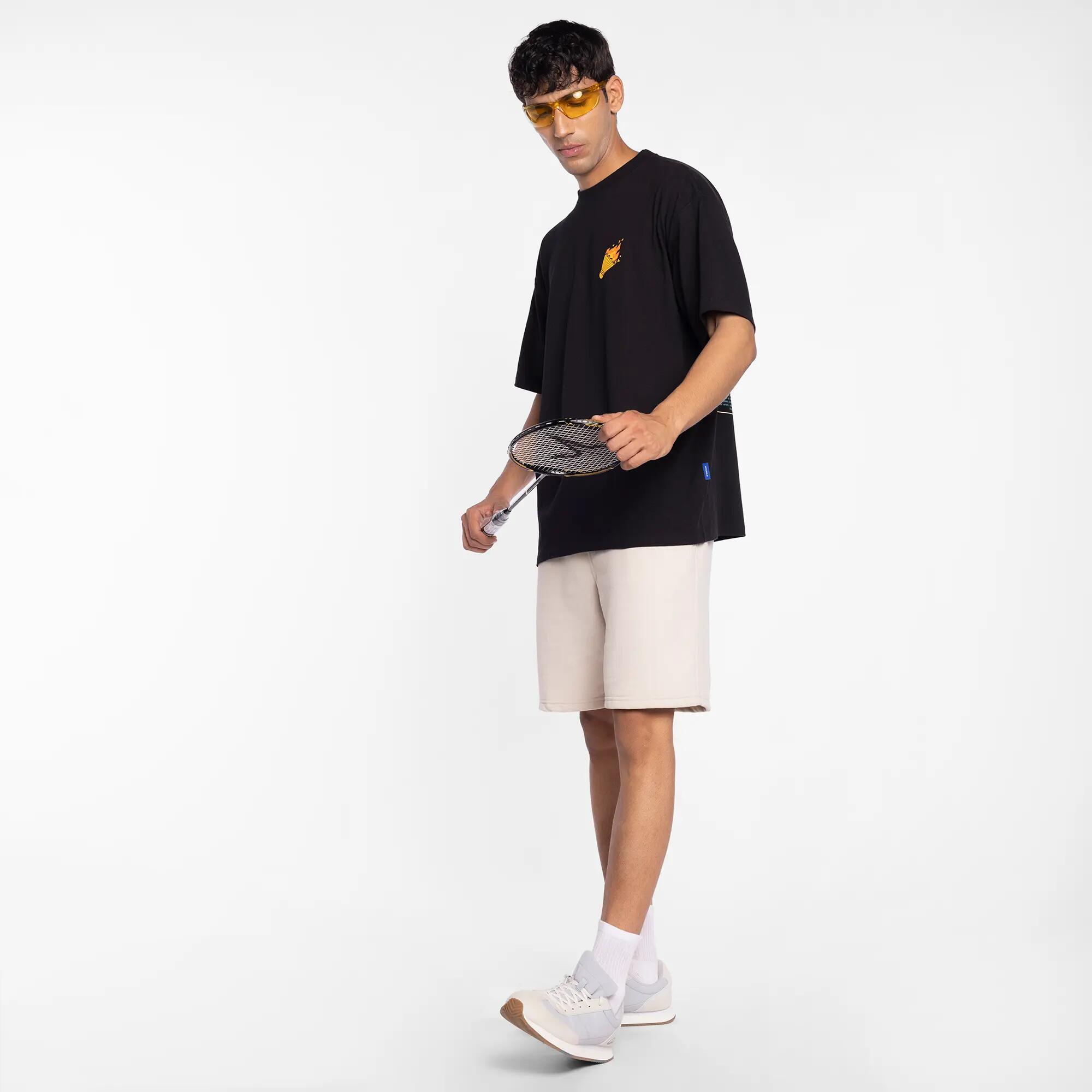 Anime Edition Sky-Smash Oversized Black T-Shirt X Jolly Yun Shann -  2