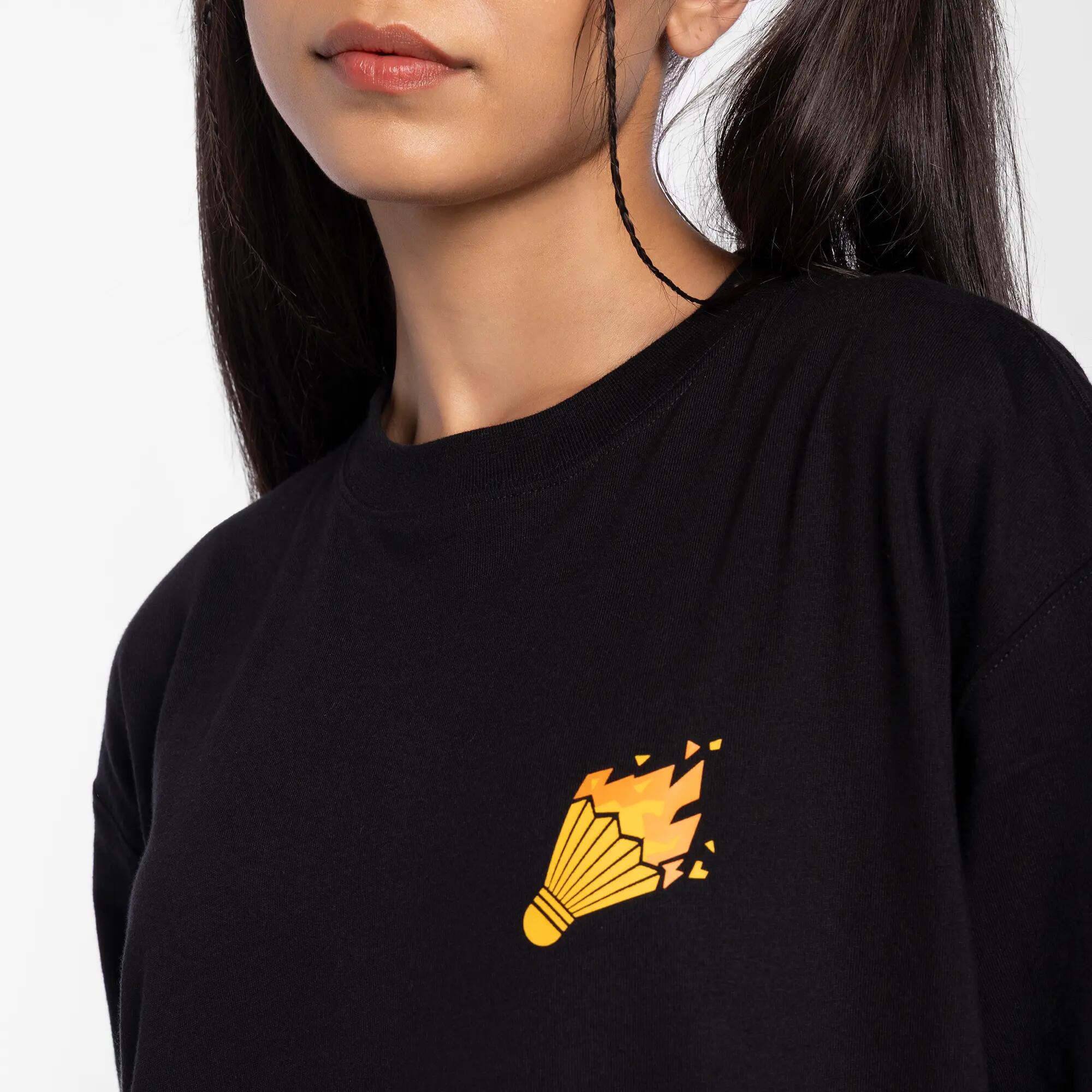 Anime Edition Sky-Smash Oversized Black T-Shirt X Jolly Yun Shann -  4