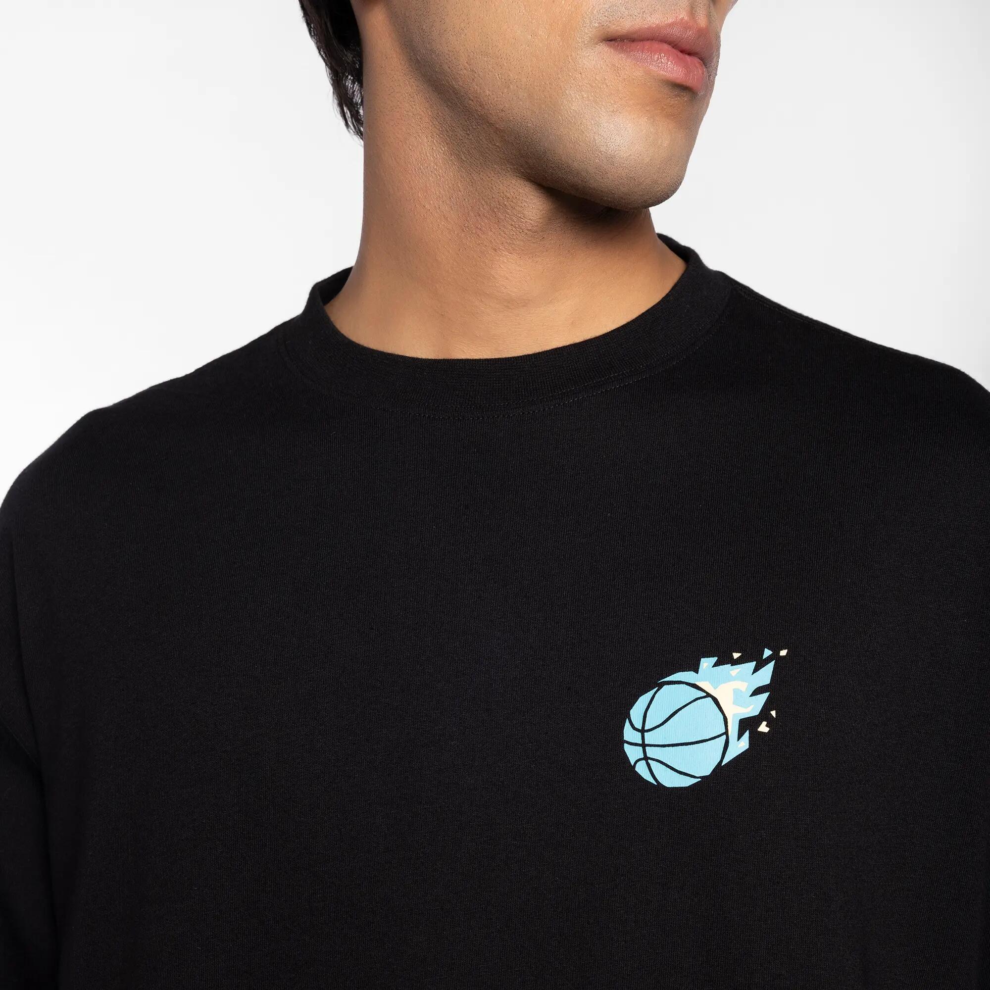 Anime Edition Rim-Crush Oversized Black T-Shirt X Jolly Yun Shann -  3