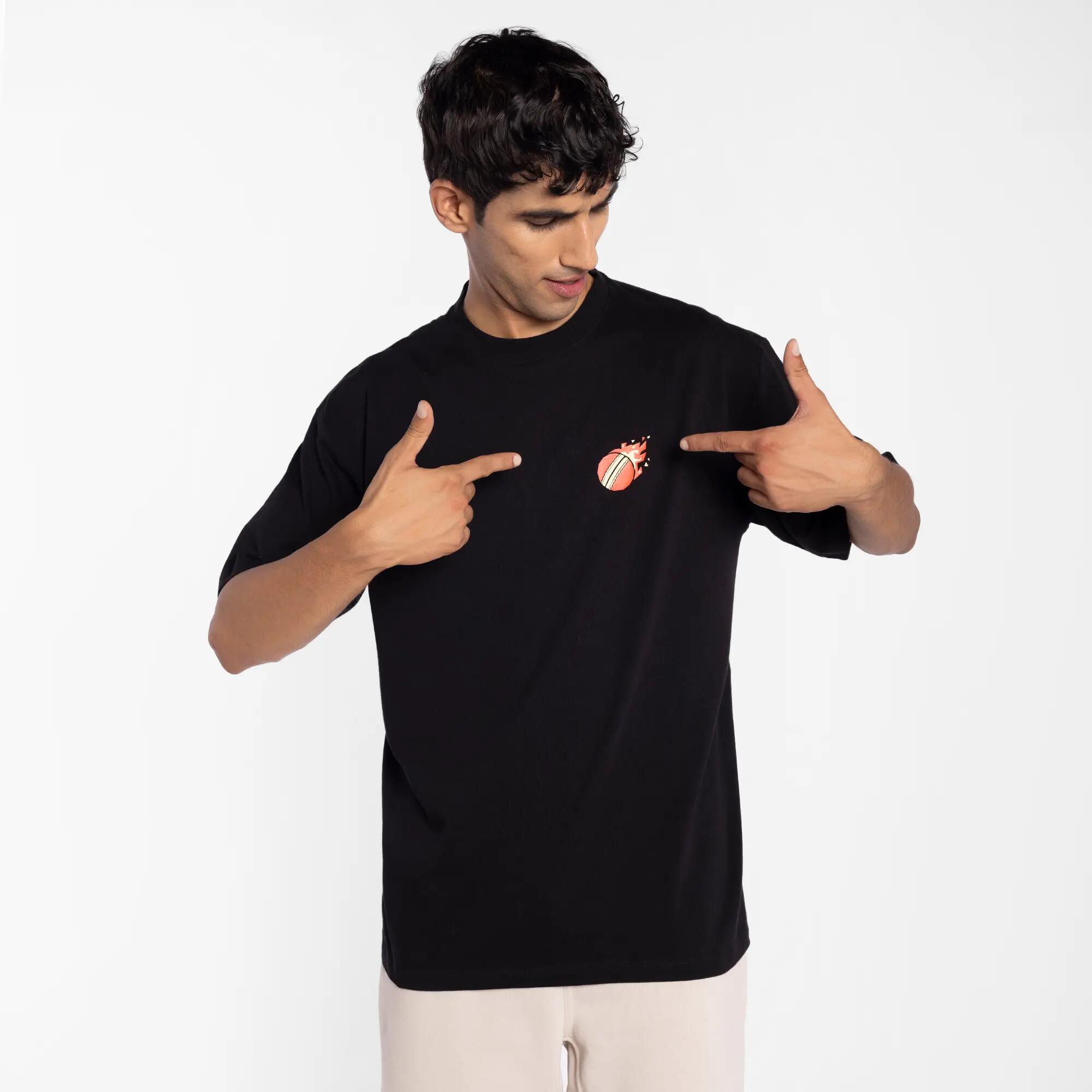 Anime Edition Crick-Stryke Oversized Black T-Shirt X Jolly Yun Shann -  2