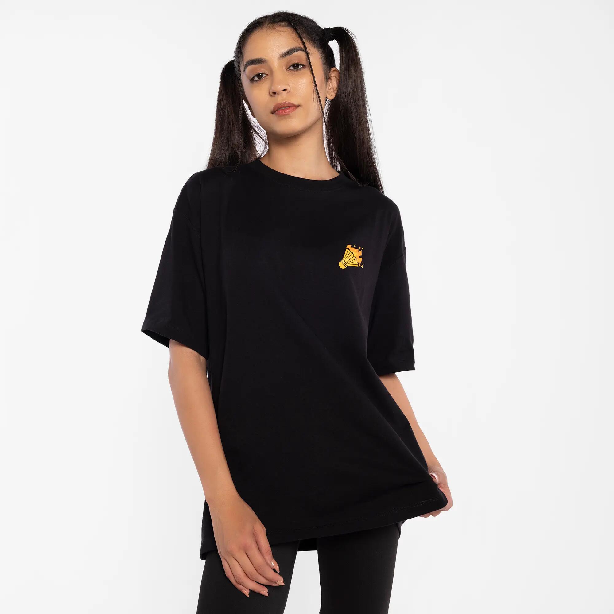 Anime Edition Sky-Smash Oversized Black T-Shirt X Jolly Yun Shann -  3