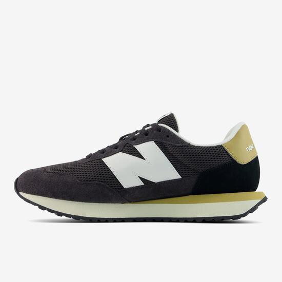 Baskets New Balance 237 Homme, noir jaune