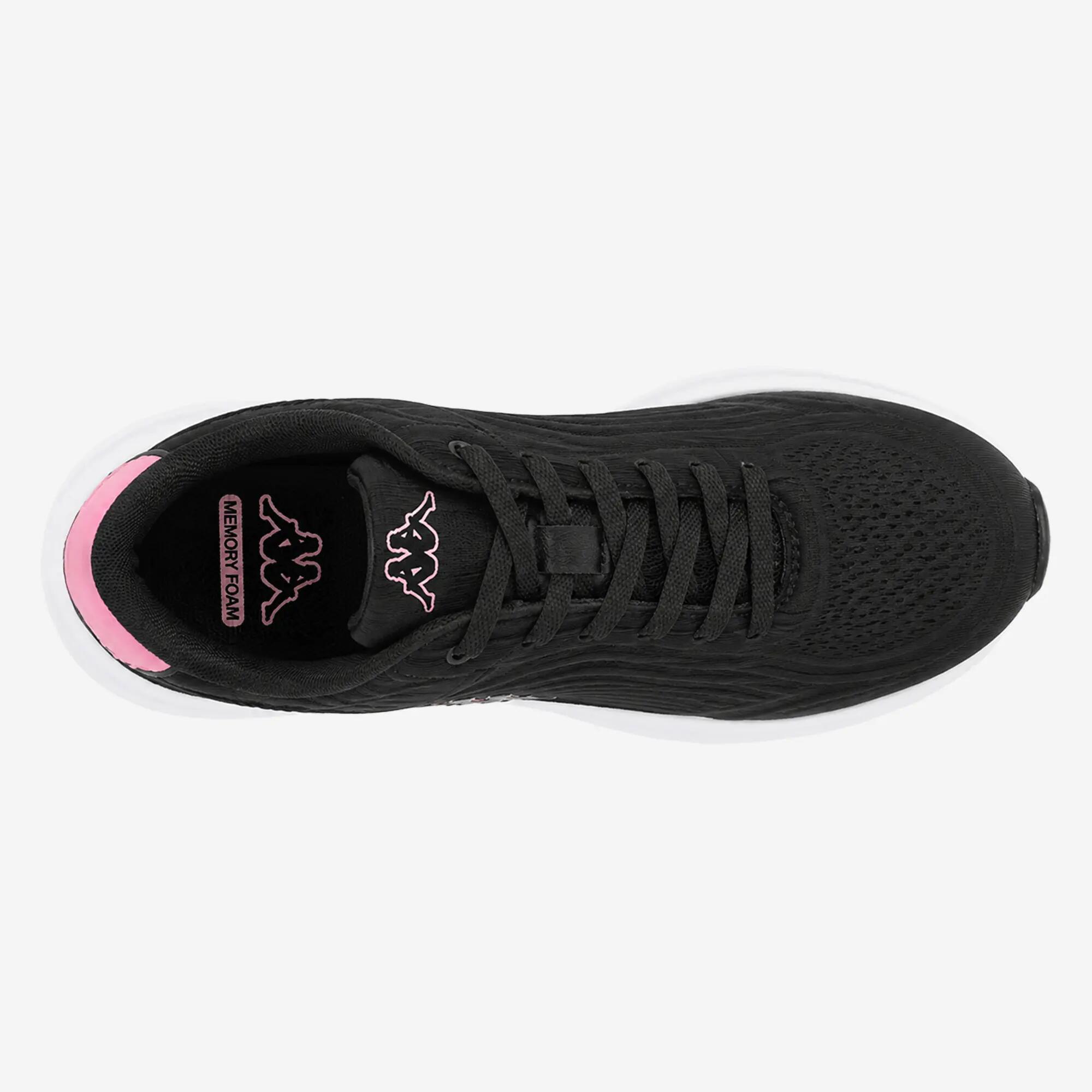 Chaussure de marche confortables et respirantes femme, Logo Malkween, noir 3/4