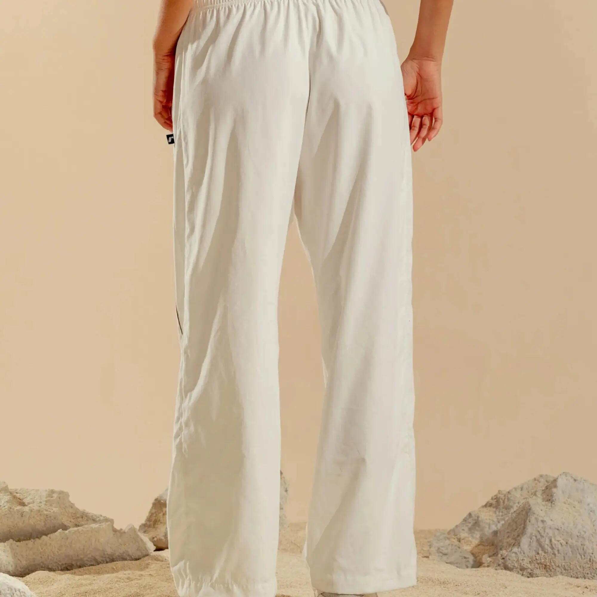 Pantalón de jogging cómodo para mujer, Racketball Athleisure blanco 2/4