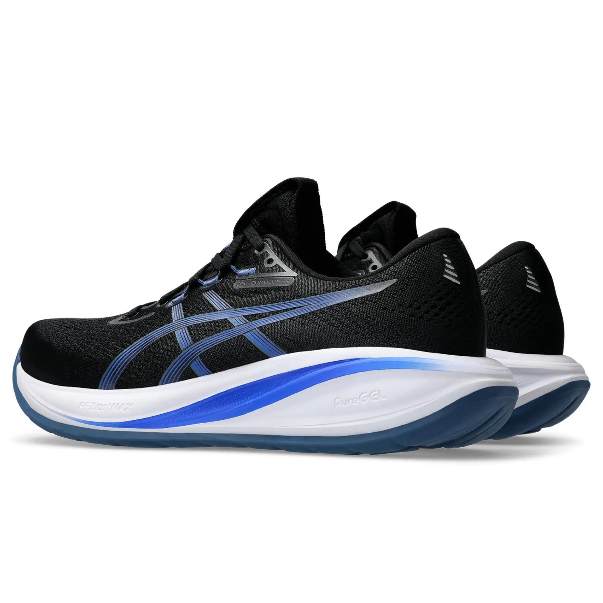 Tenis de running para hombre, Asics Cumulus 28 negro 5/7