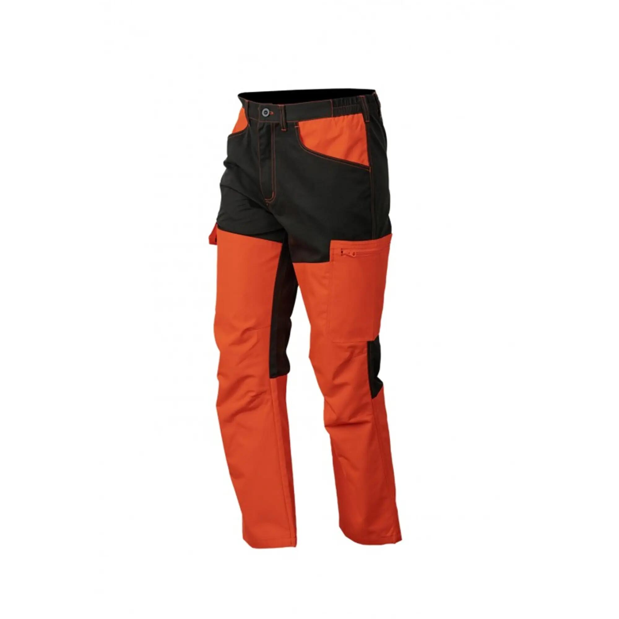 Pantalon de chasse renforcé enfant Maquisard orange Treeland 2/2