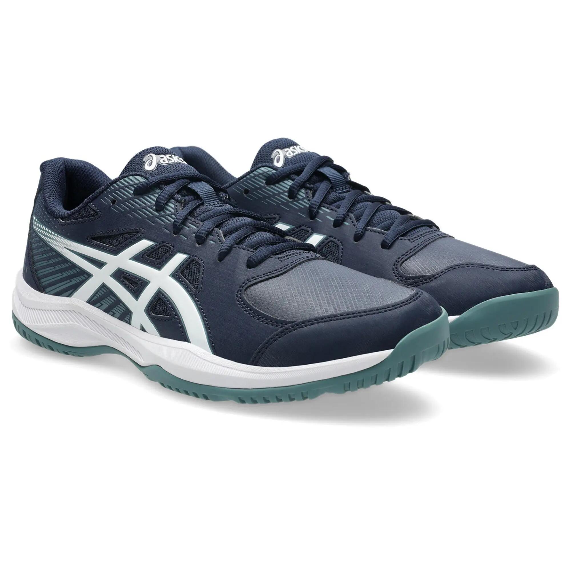 Tenis estables y cómodos para hombre, Asics Court Slide 4 azul 2/7