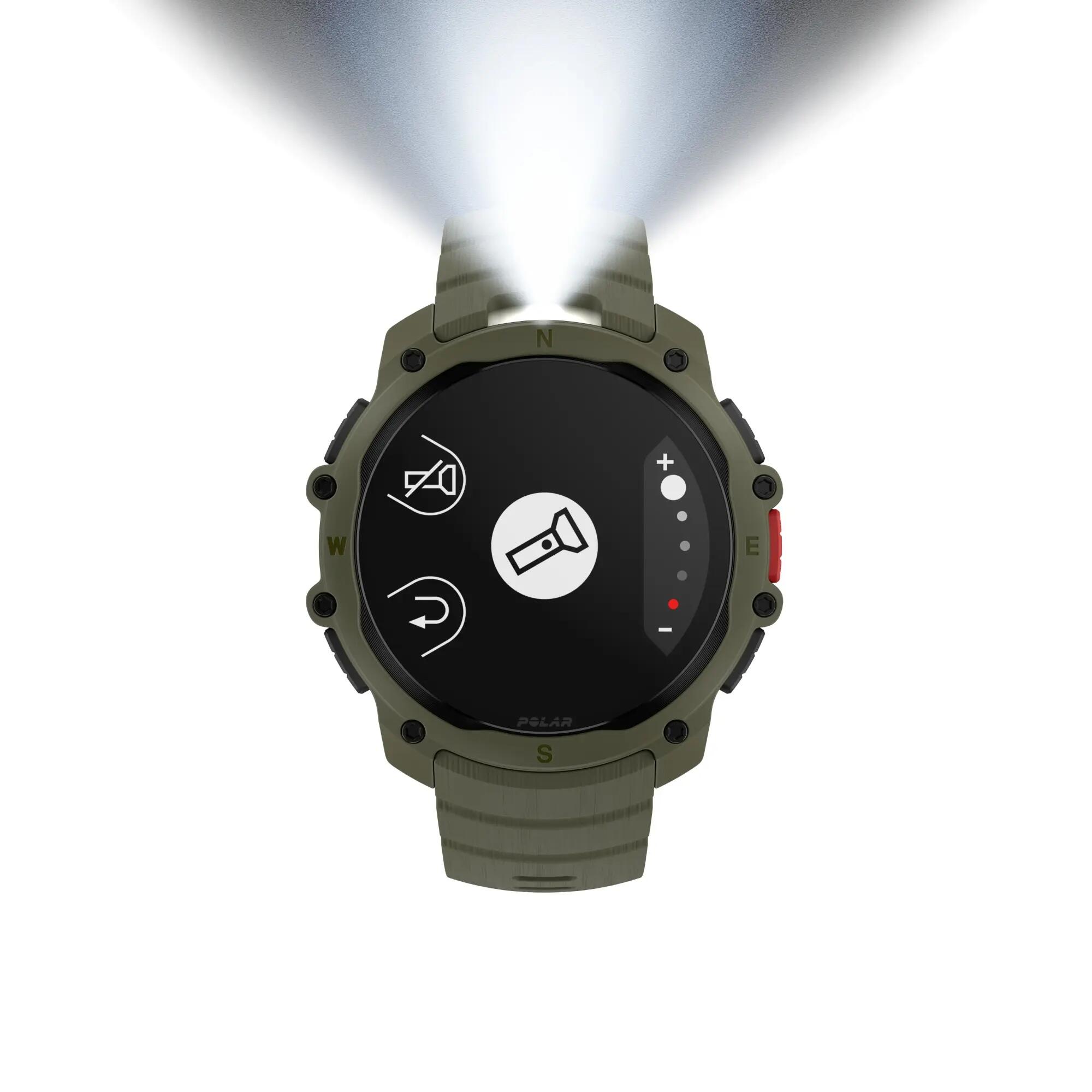 Reloj inteligente Polar Street X, verde 7/10