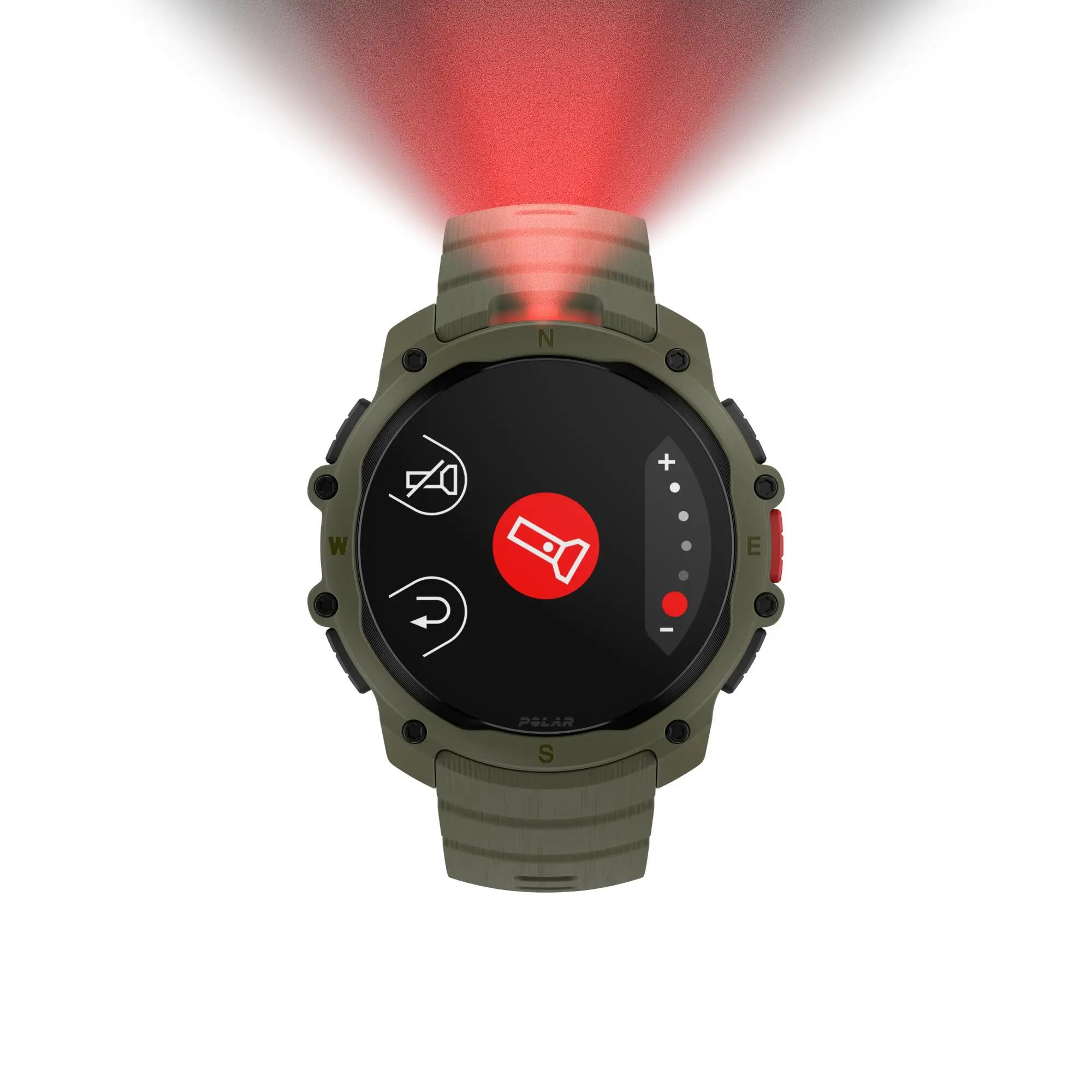 Reloj inteligente Polar Street X, verde 8/10