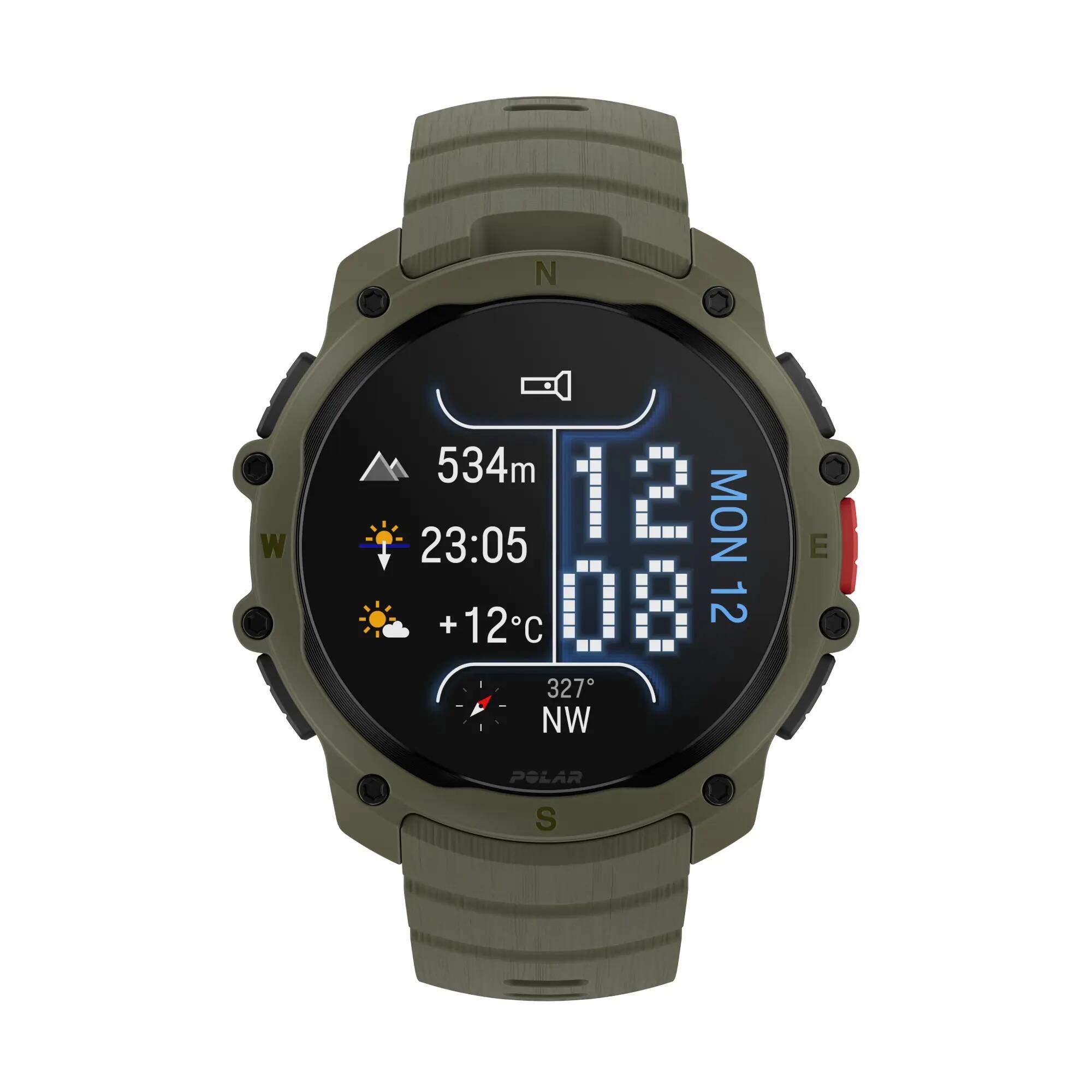 Reloj inteligente Polar Street X, verde 10/10