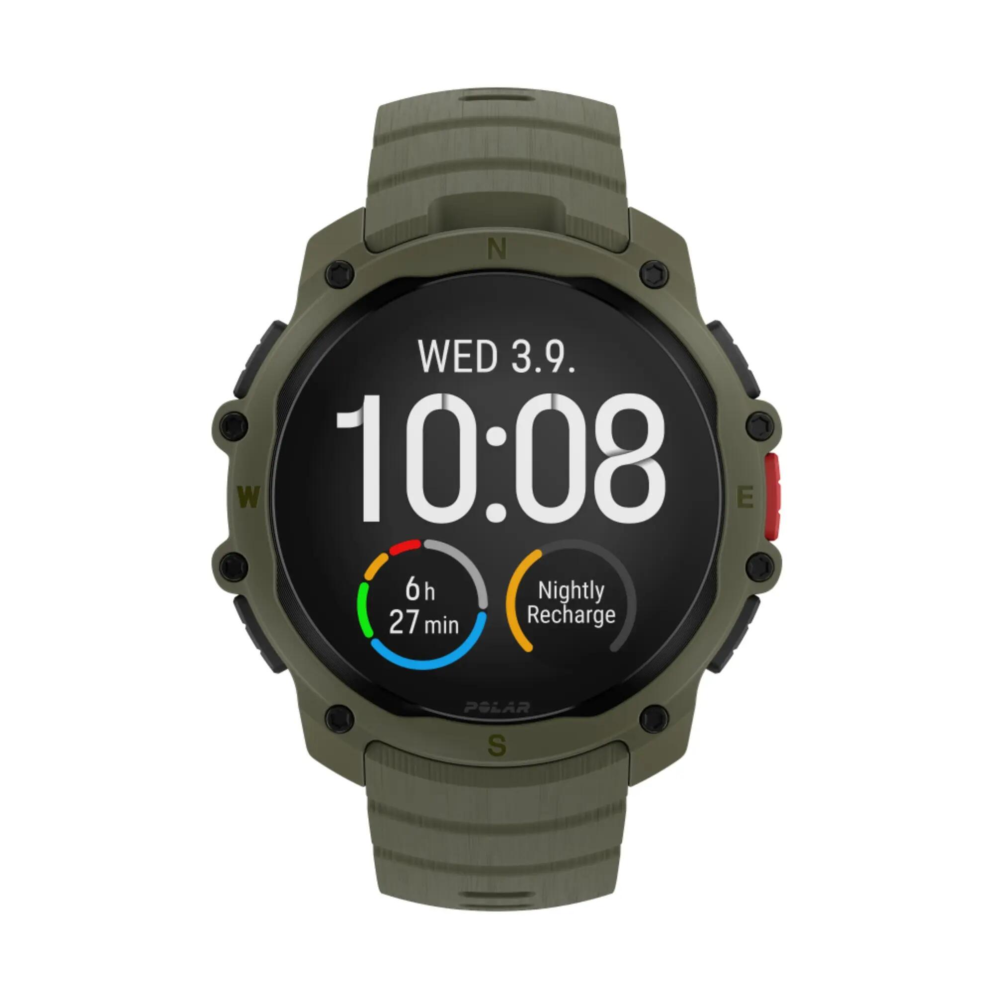 Reloj inteligente Polar Street X, verde 2/10