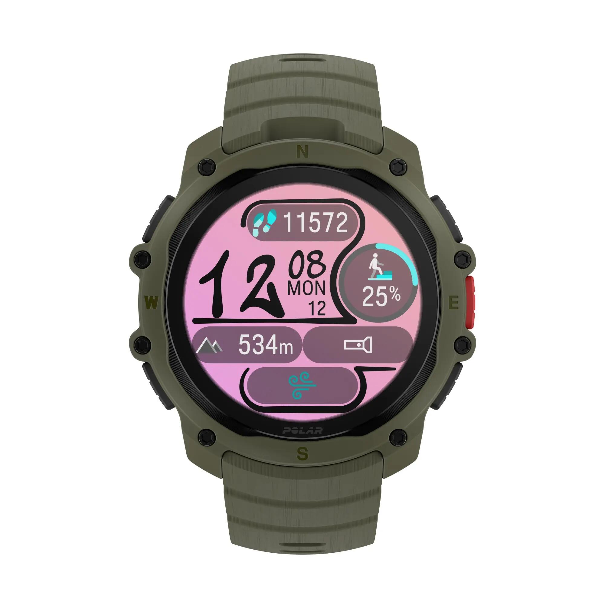Reloj inteligente Polar Street X, verde 9/10