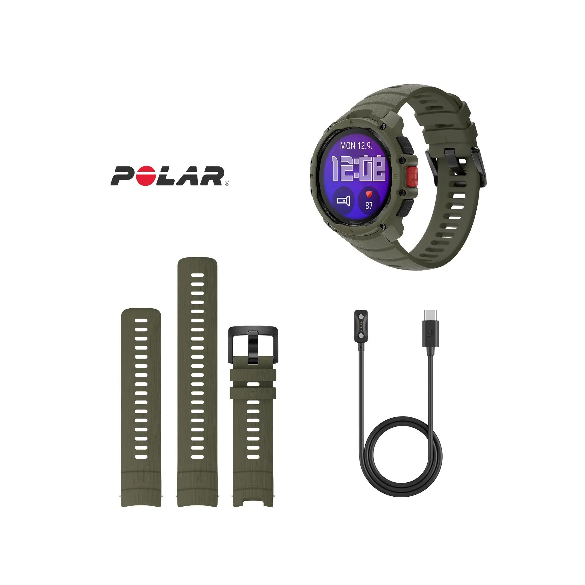 Reloj inteligente Polar Street X, verde 5/10