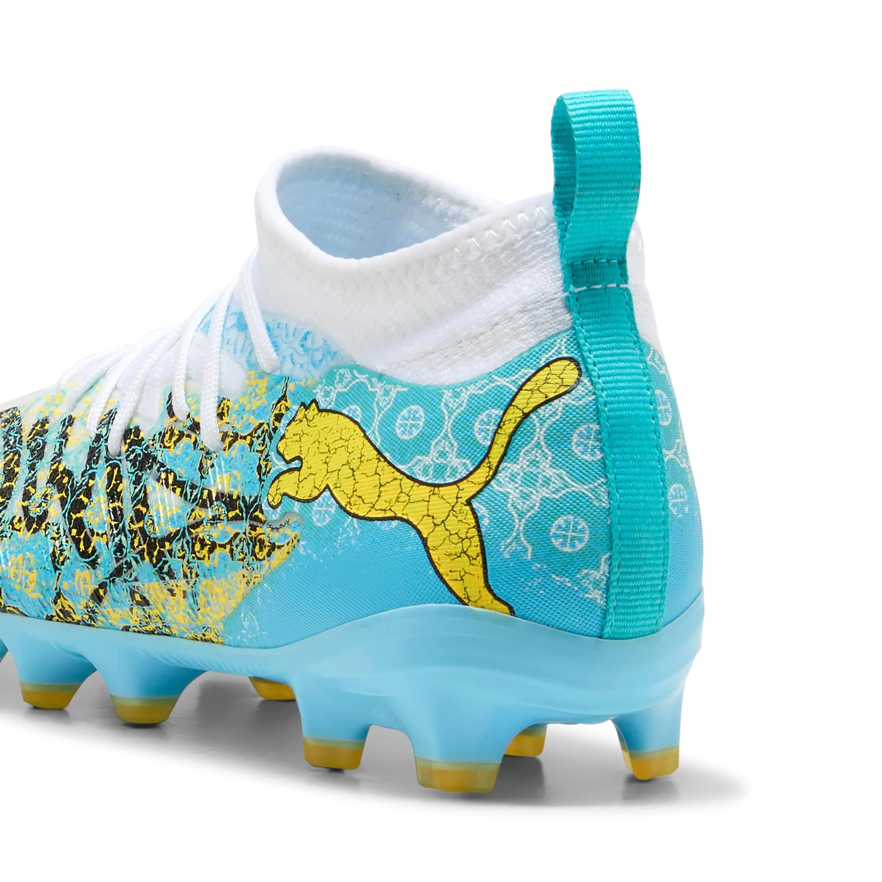 Buty piłkarskie dla dzieci PUMA FUTURE 9 MATCH PLAYMAKER FG/AG White 6/6