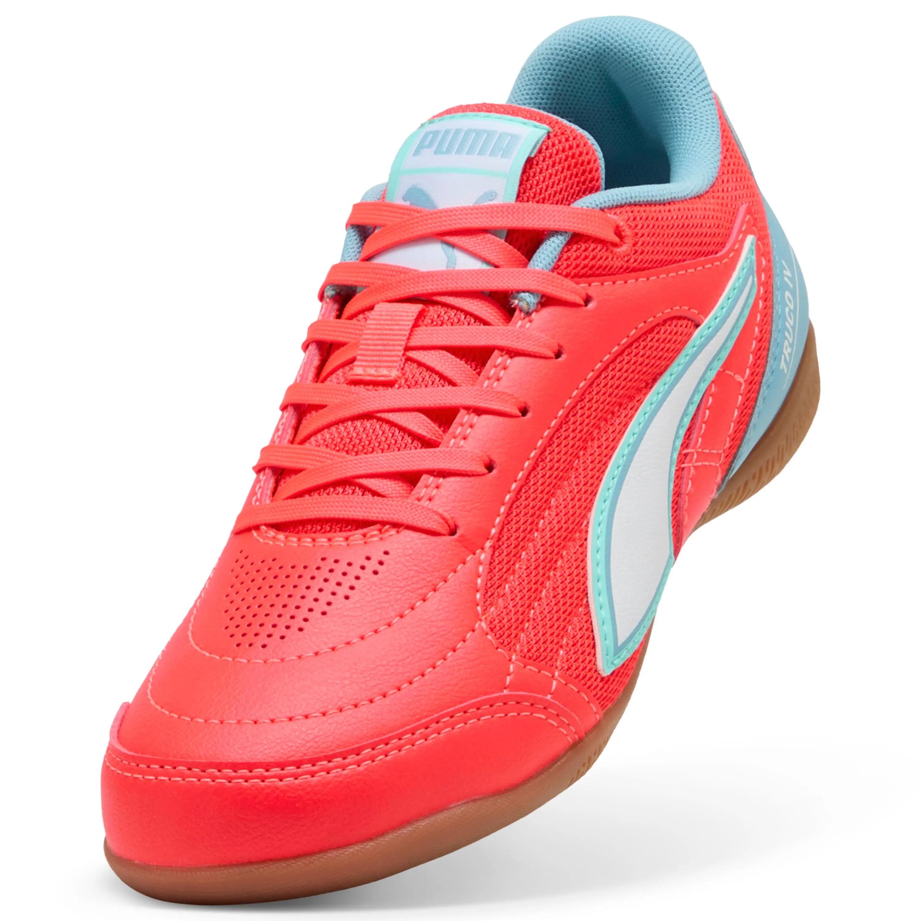 Buty dziecięce na halę PUMA TRUCO IV Jr Ultra Red White 4/6