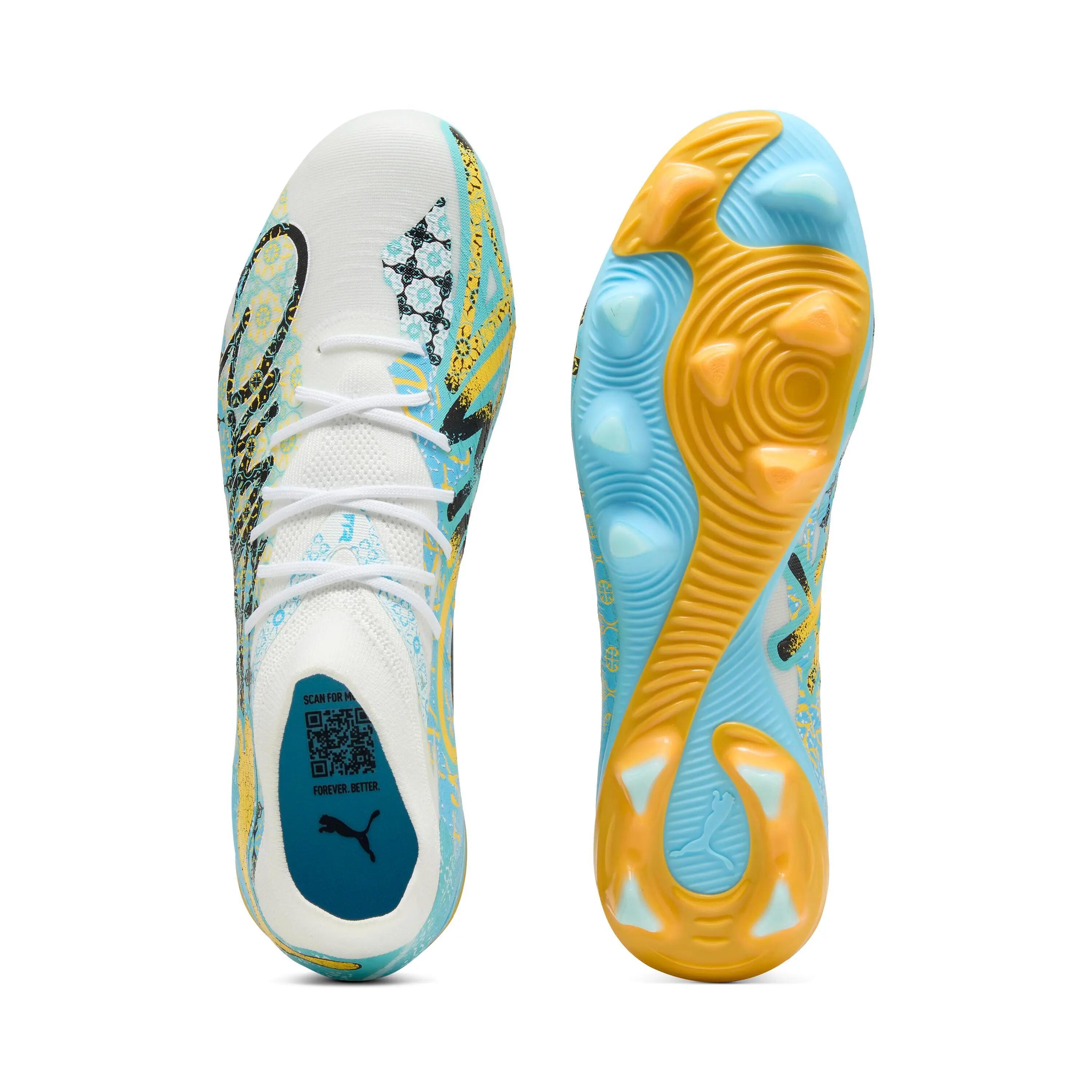 Buty piłkarskie FUTURE 9 MATCH PLAYMAKER FG/AG PUMA White 4/6