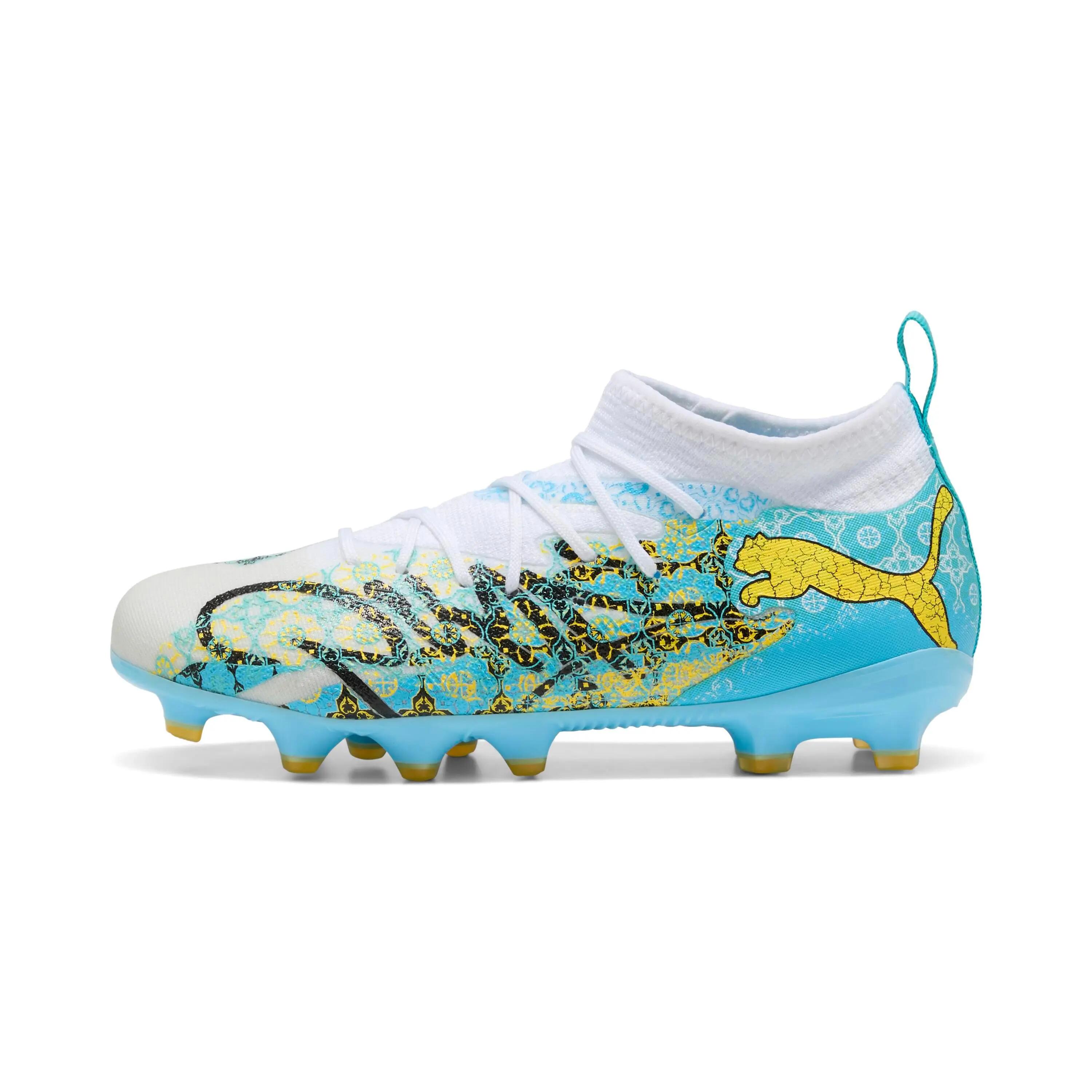 Buty piłkarskie dla dzieci PUMA FUTURE 9 MATCH PLAYMAKER FG/AG White 2/6
