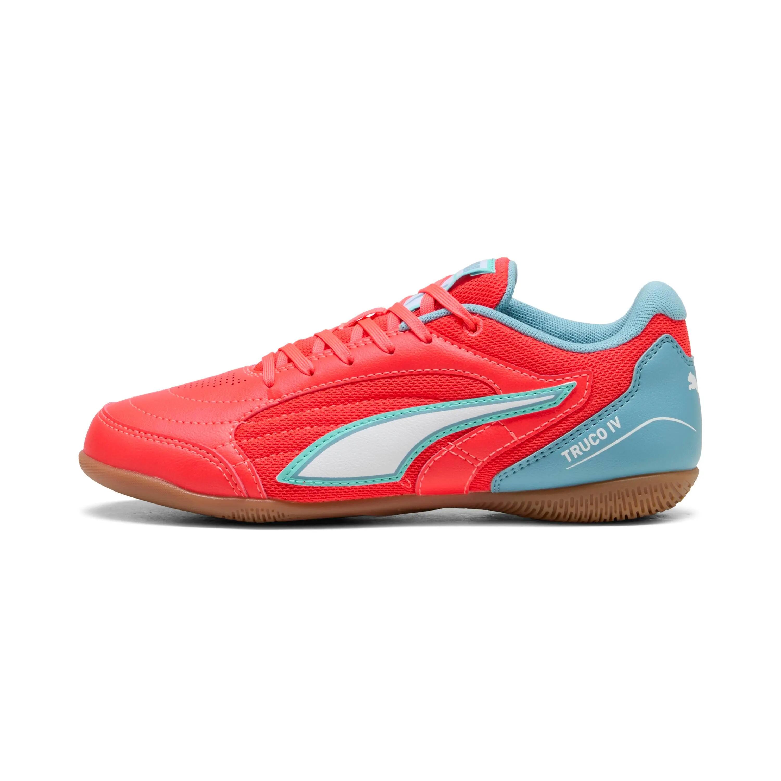 Buty dziecięce na halę PUMA TRUCO IV Jr Ultra Red White 2/6