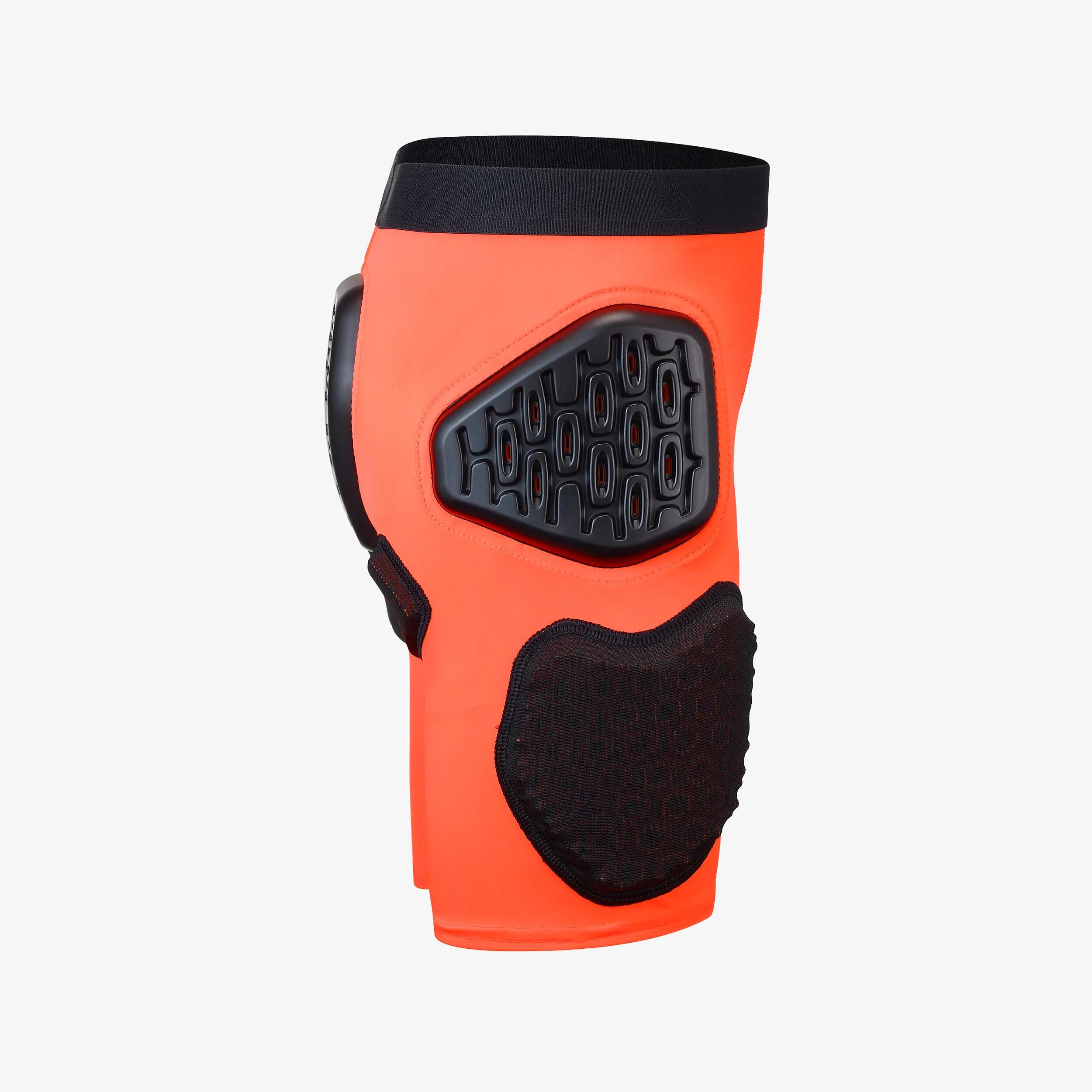 Crashpant voor snowboarden/skiën voor kinderen DSH 500 oranje 7/18