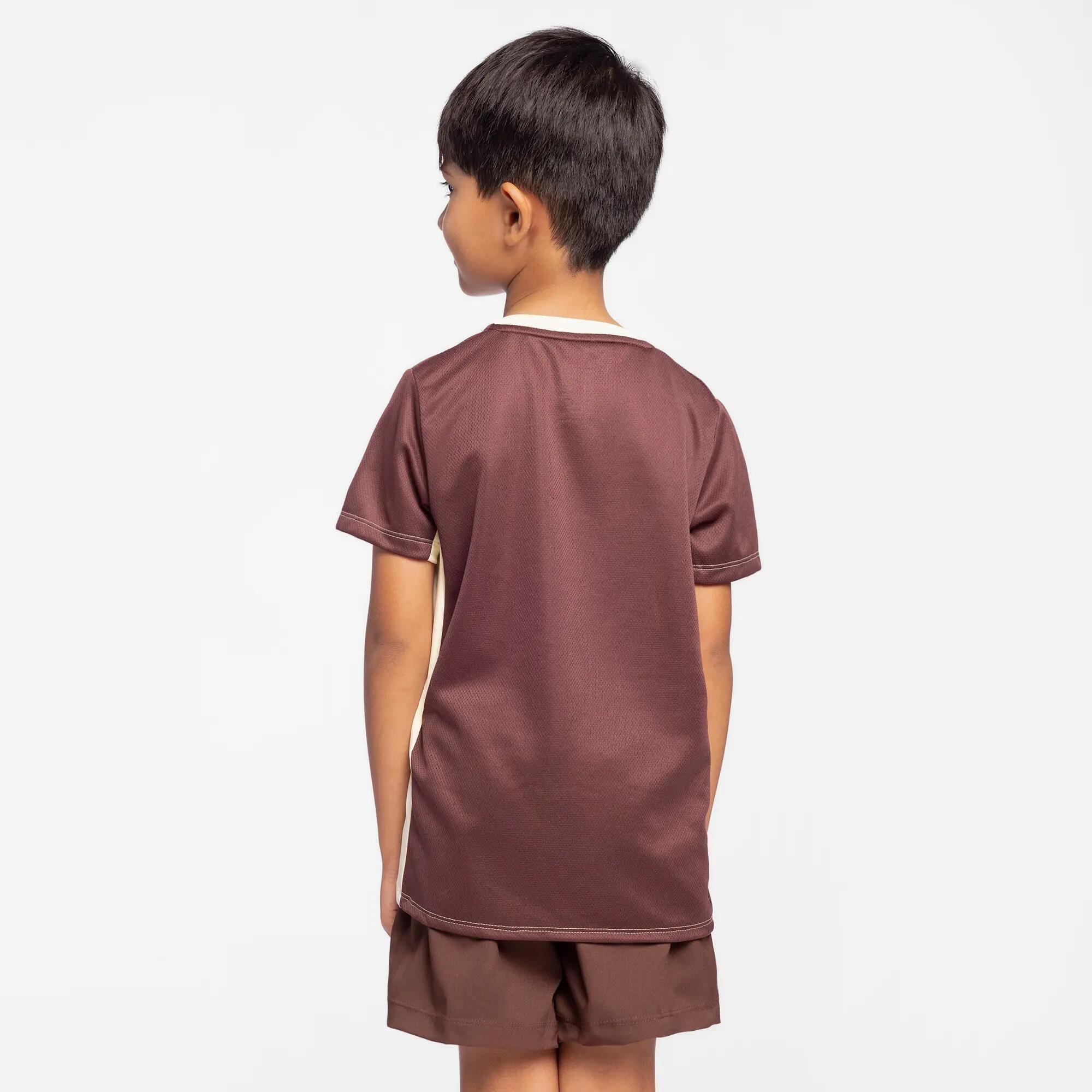 Kids' Crew-Neck Tennis T-Shirt TTS Dry JR - Beige -  1