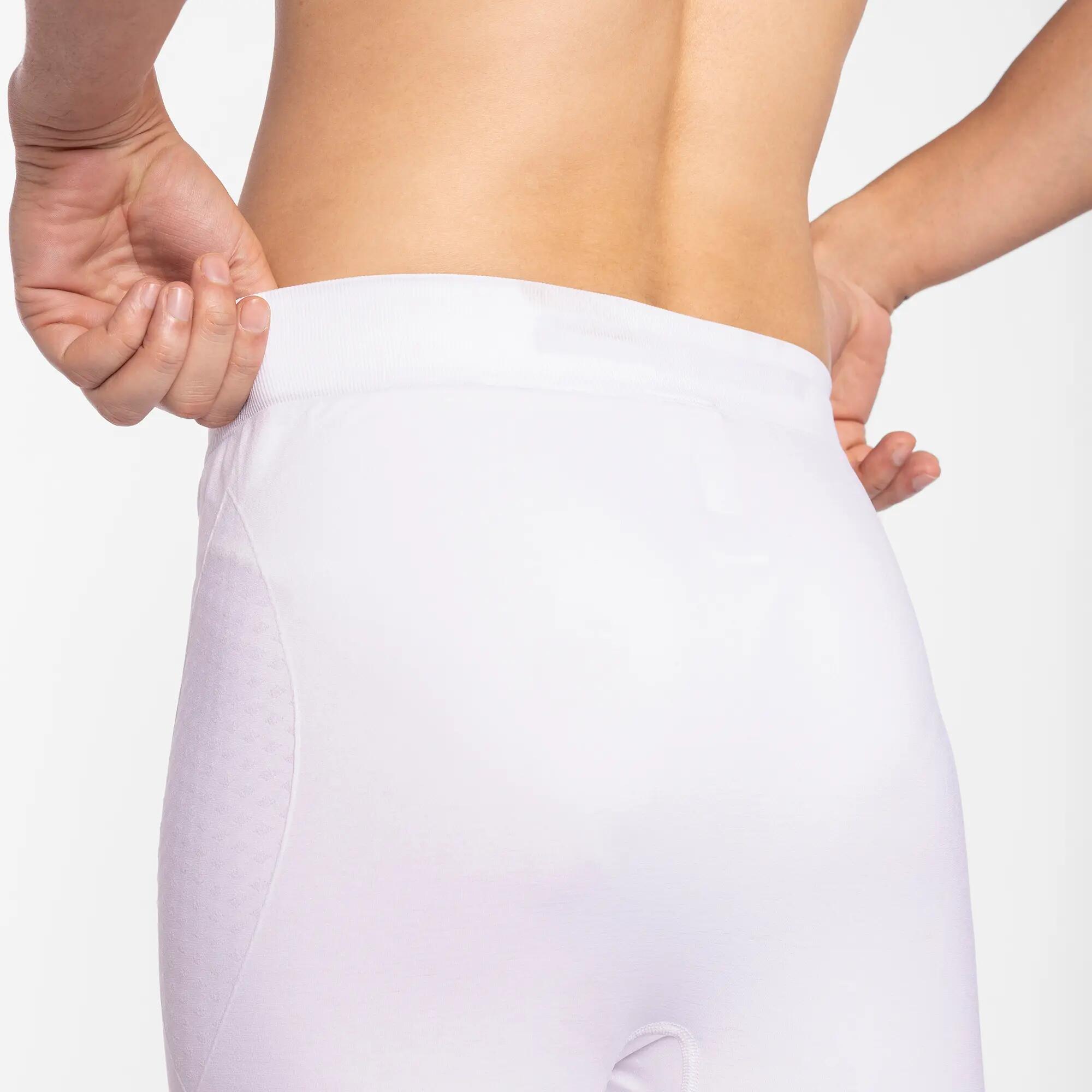 Men Cricket Compression Shorts Groin Guard Compatible - White -  5